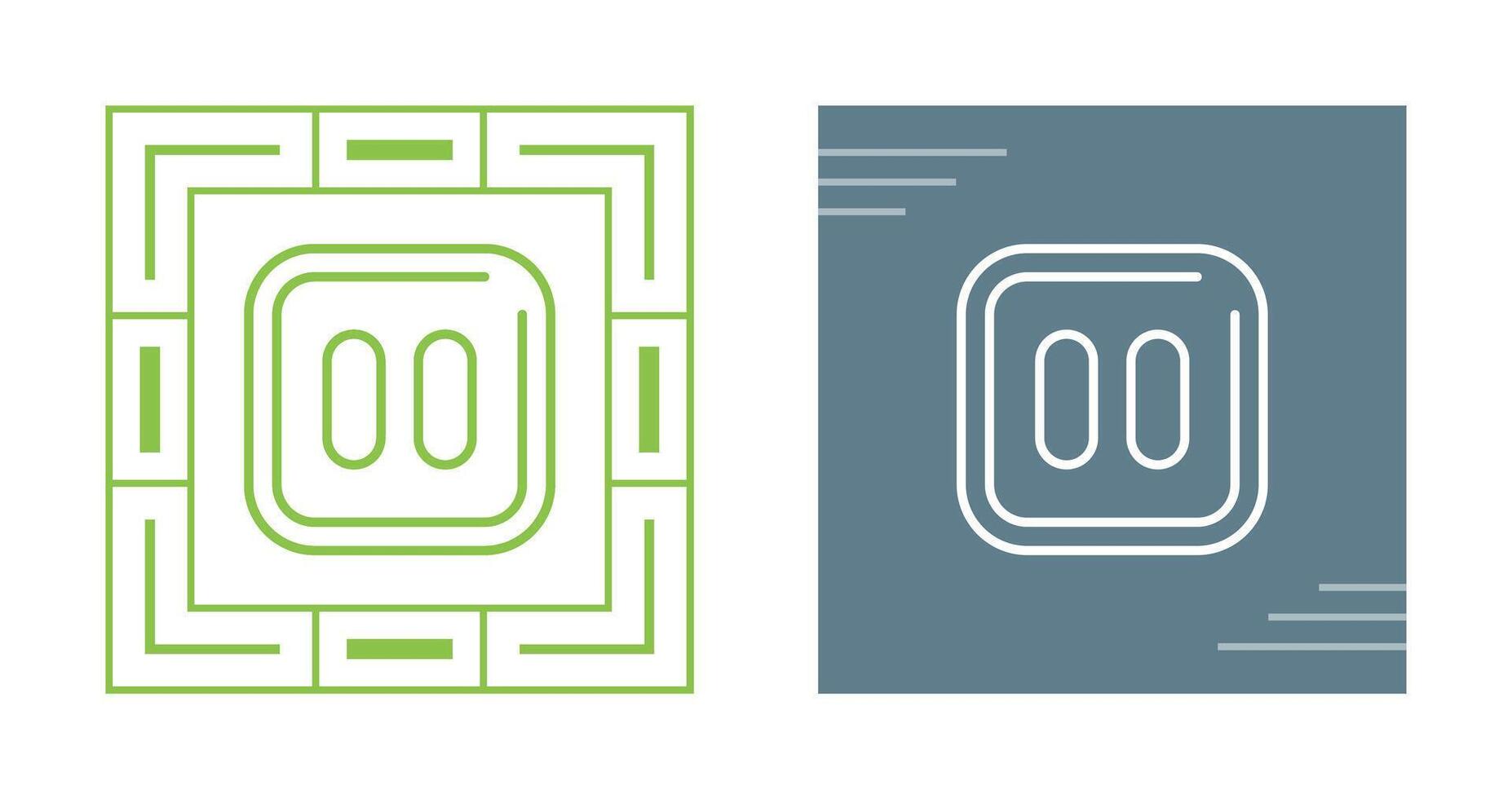 Pause Sqaure Vector Icon