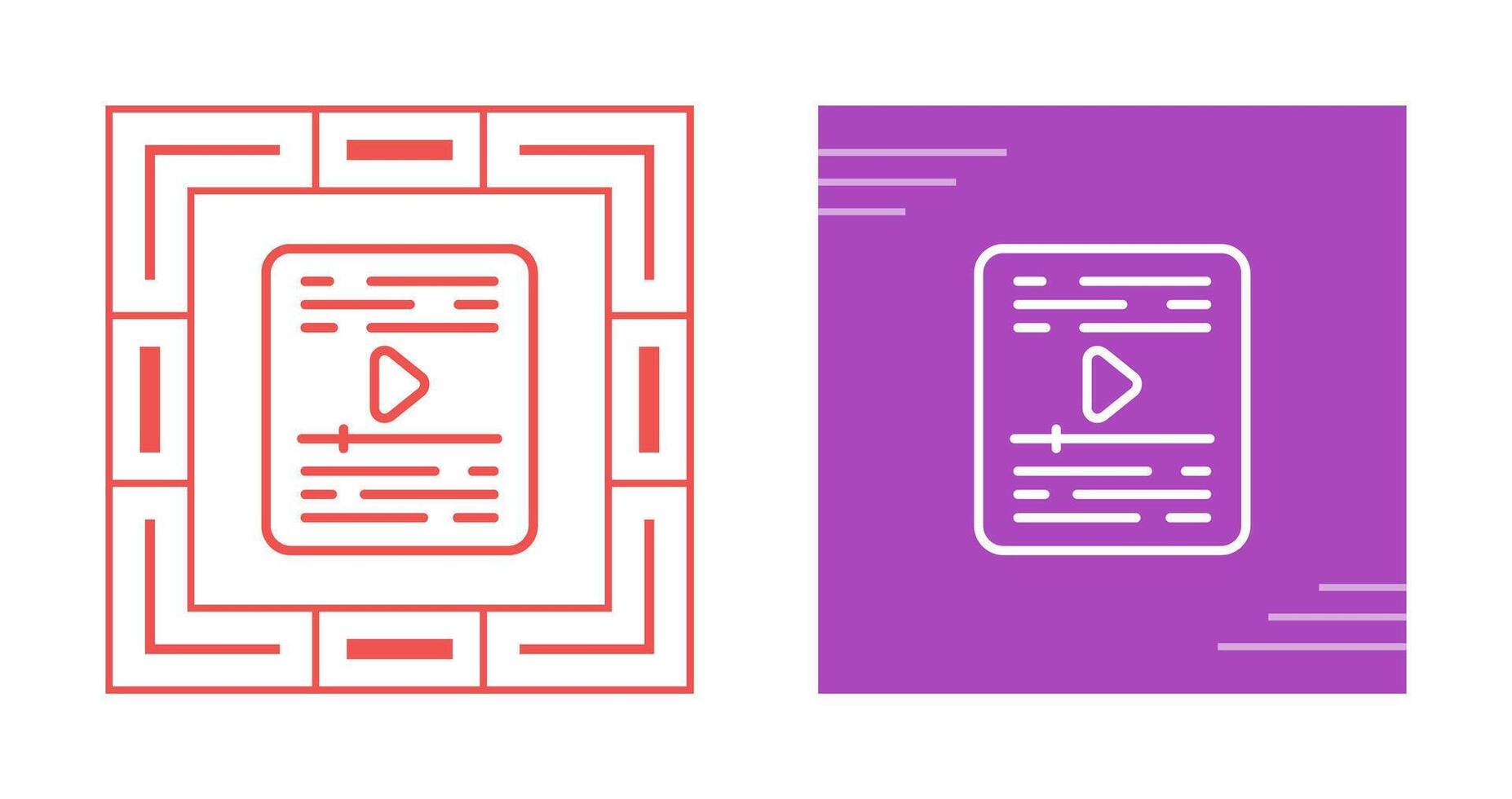 Video Vector Icon