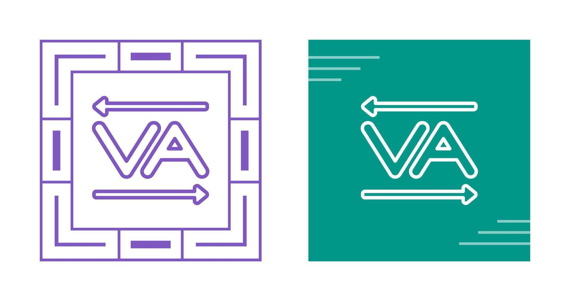 Kerning Vector Icon