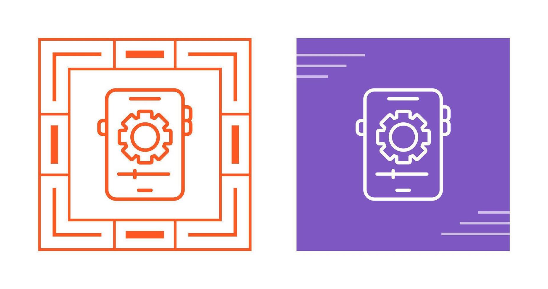 Smartphone Settings Vector Icon
