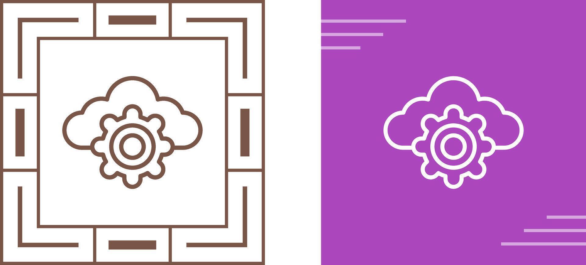 Cloud Computing Vector Icon