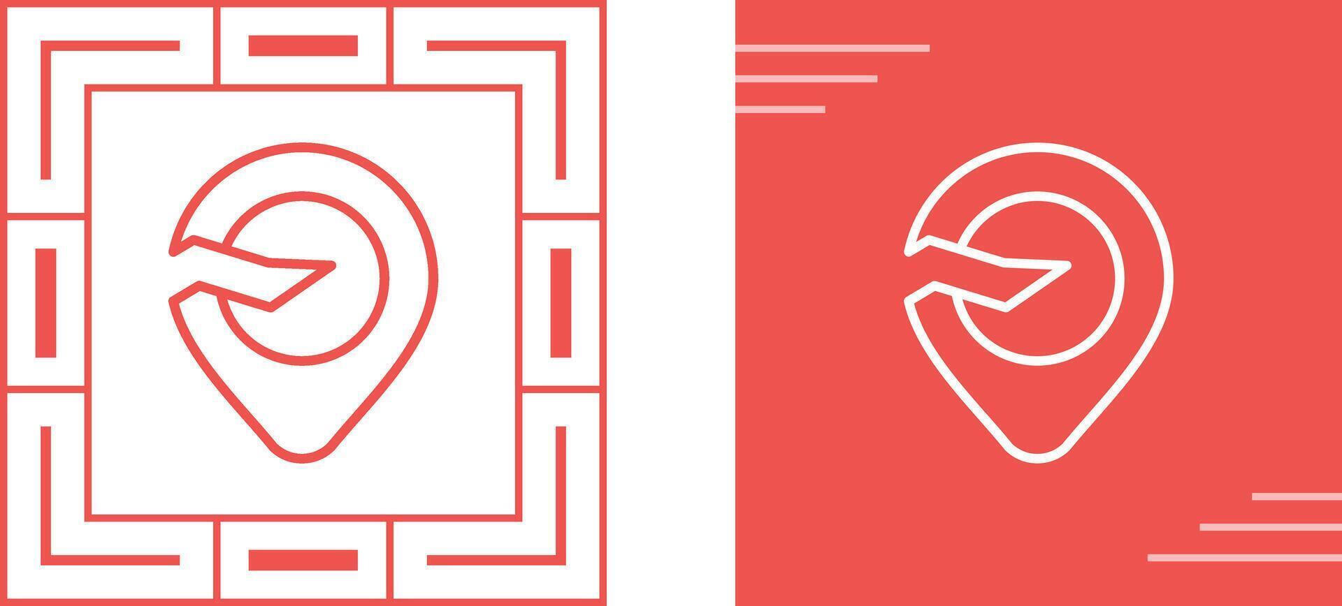 Broken Location Vector Icon