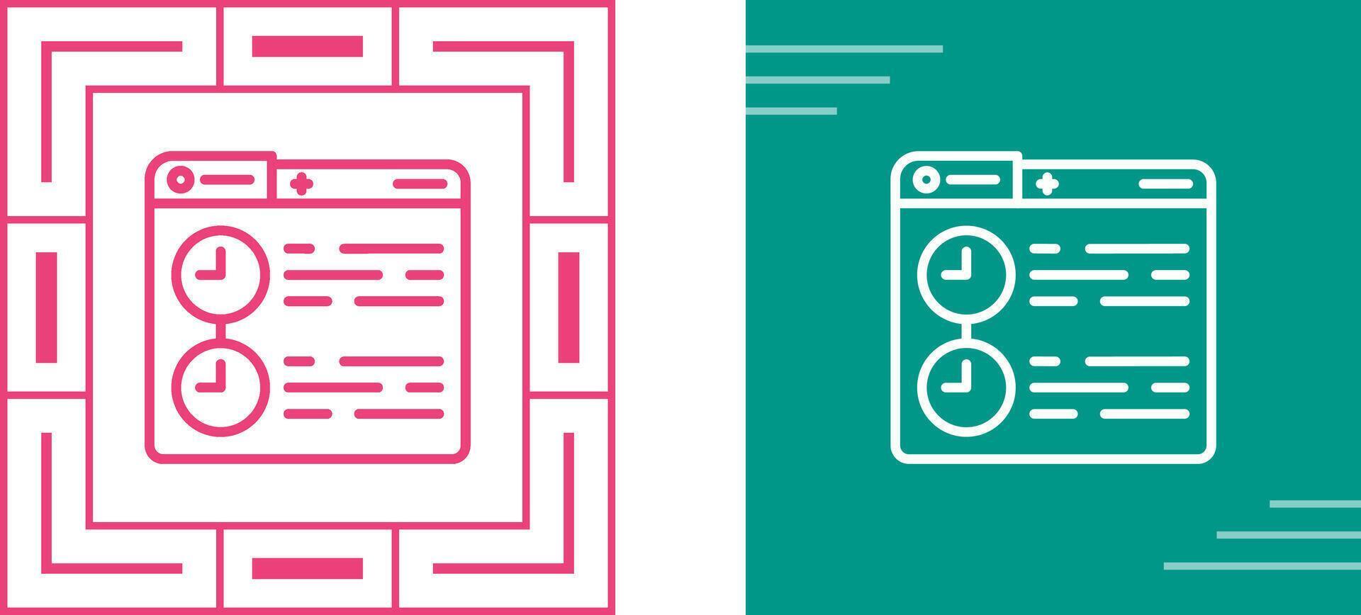 Timeline Vector Icon