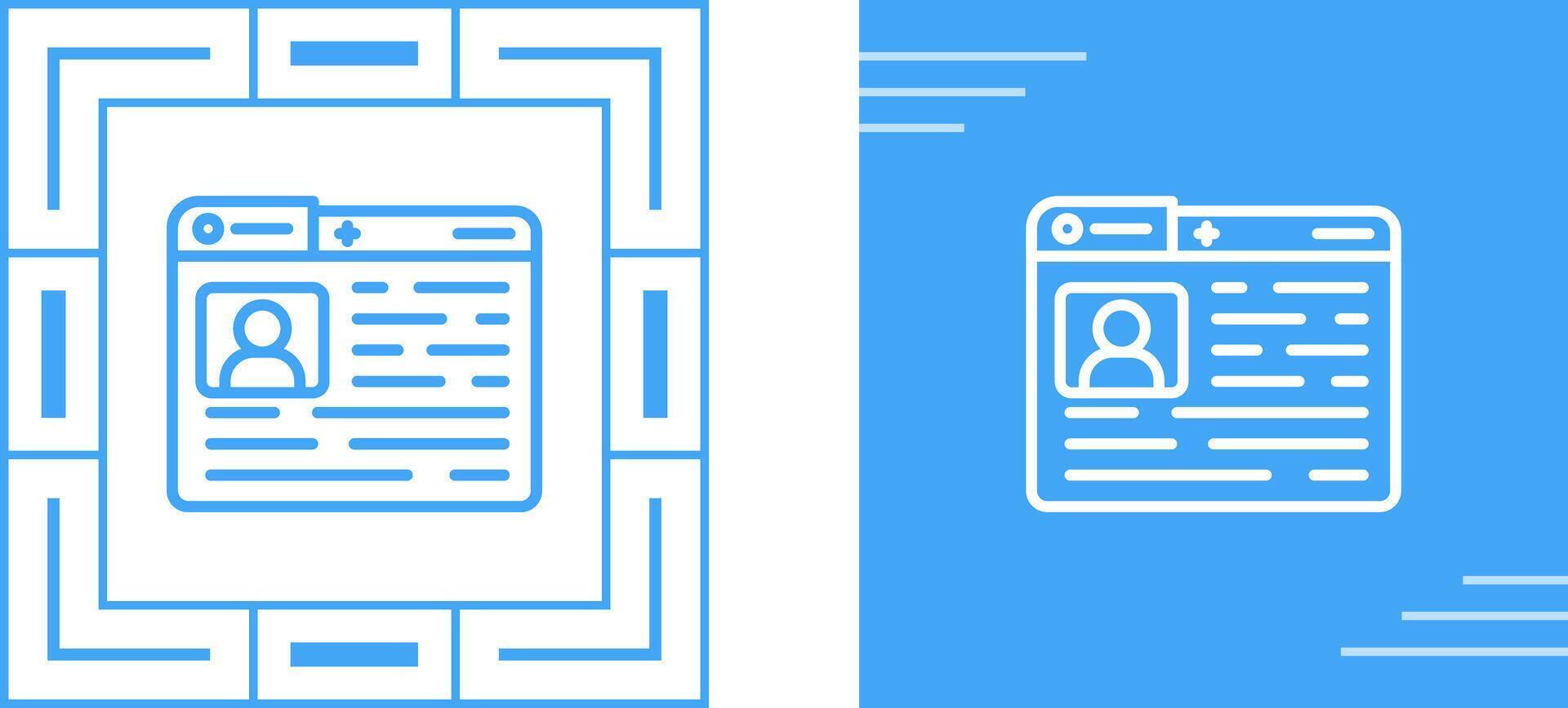 Profile Vector Icon
