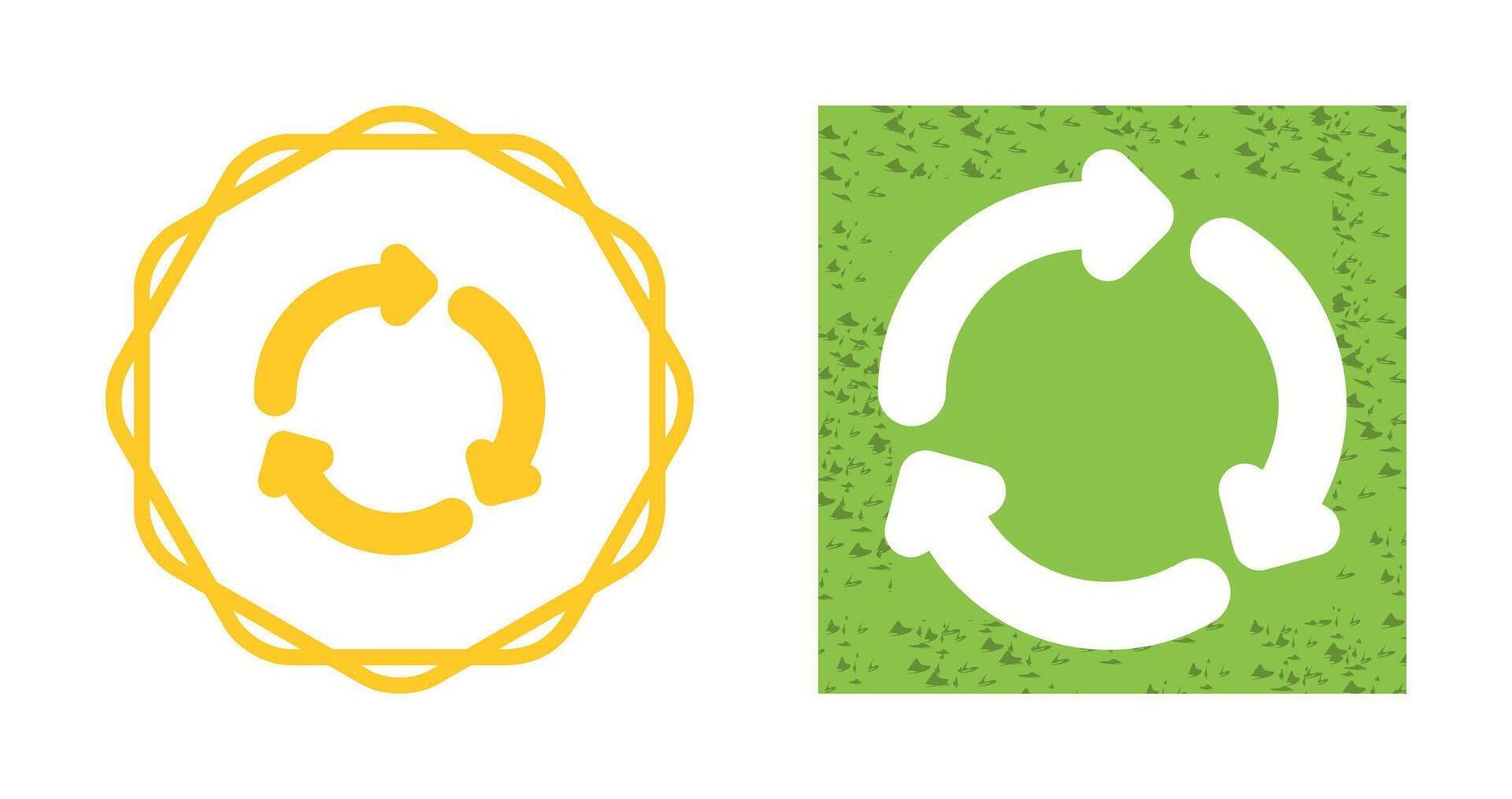 Recycling symbol Vector Icon