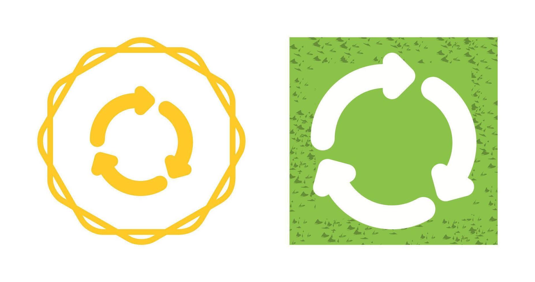 Recycling symbol Vector Icon