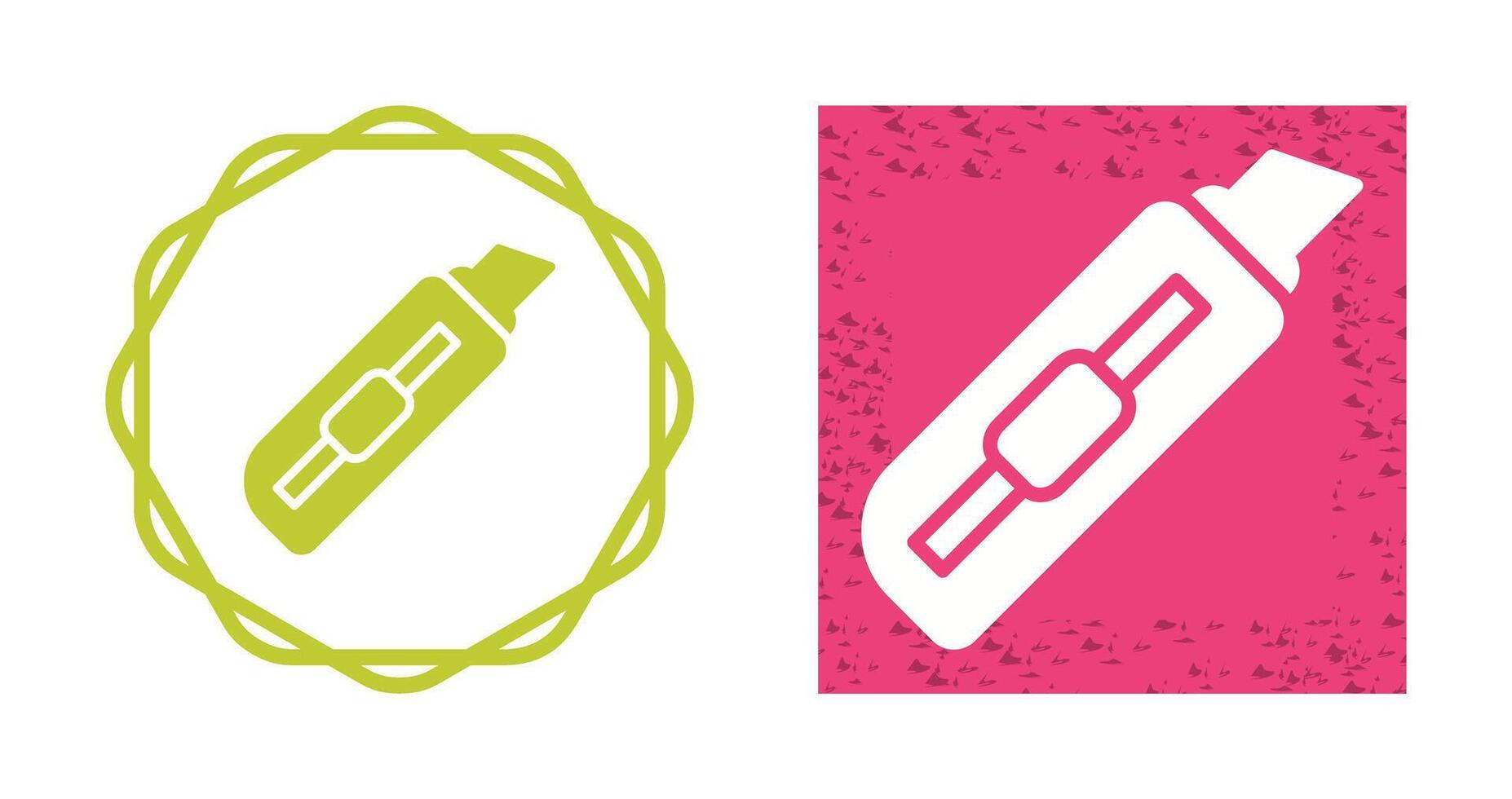 Utility knife Vector Icon