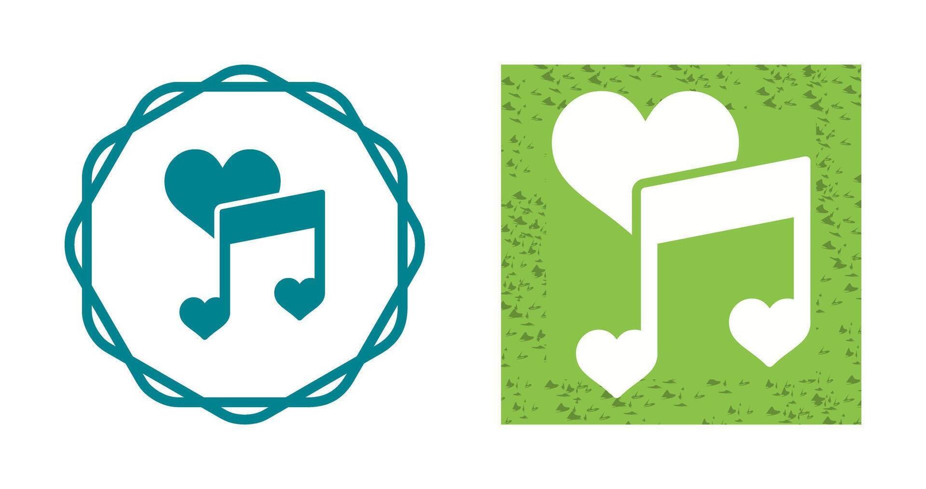 Love songs Vector Icon