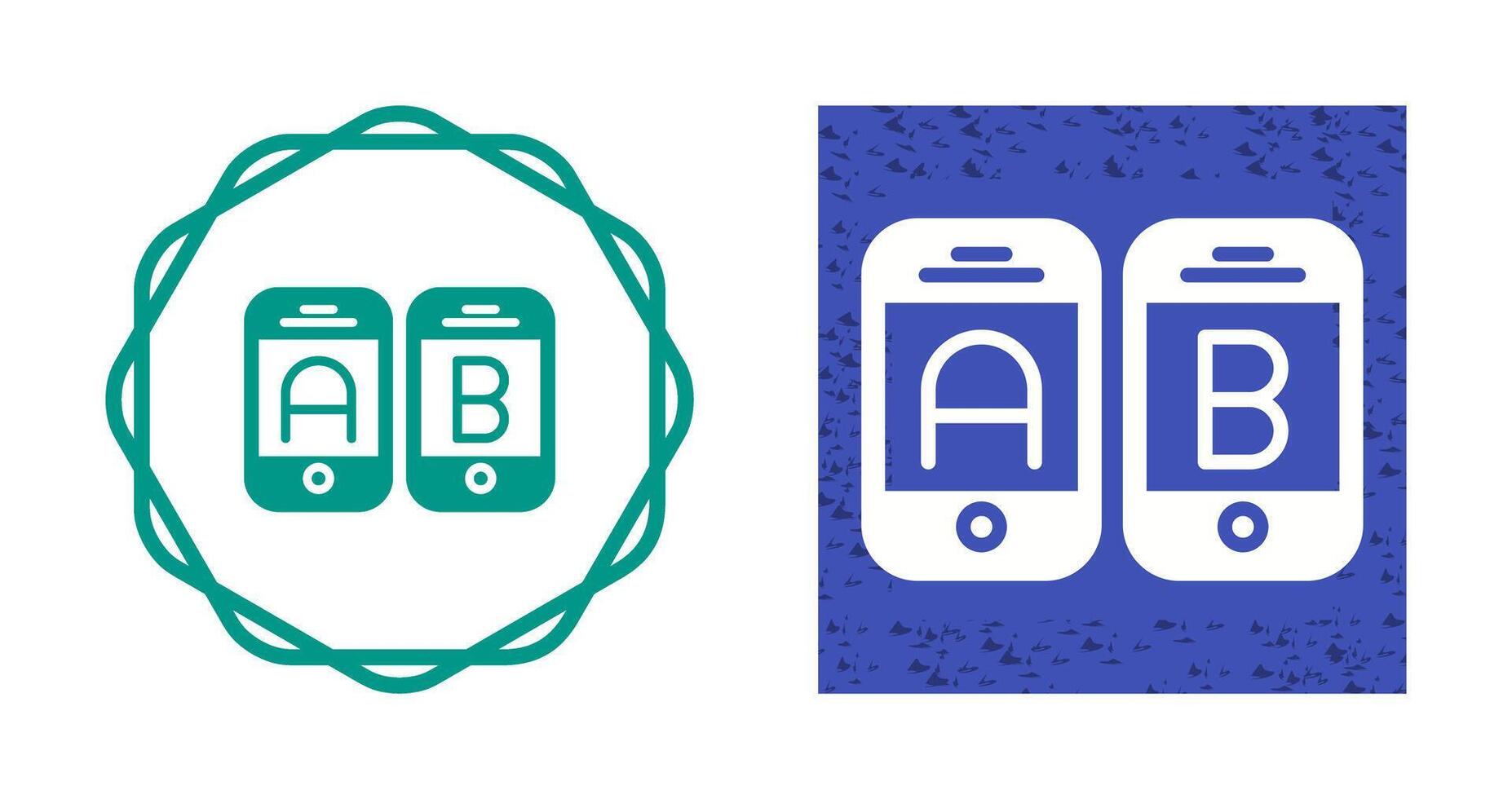 A B Testing Vector Icon