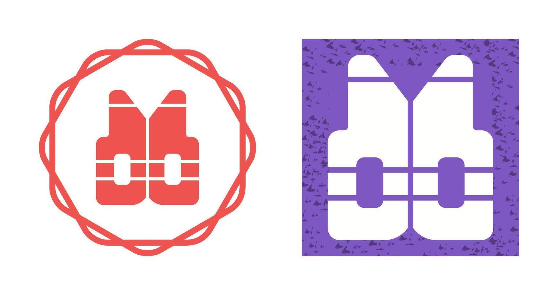 Reflective vest Vector Icon