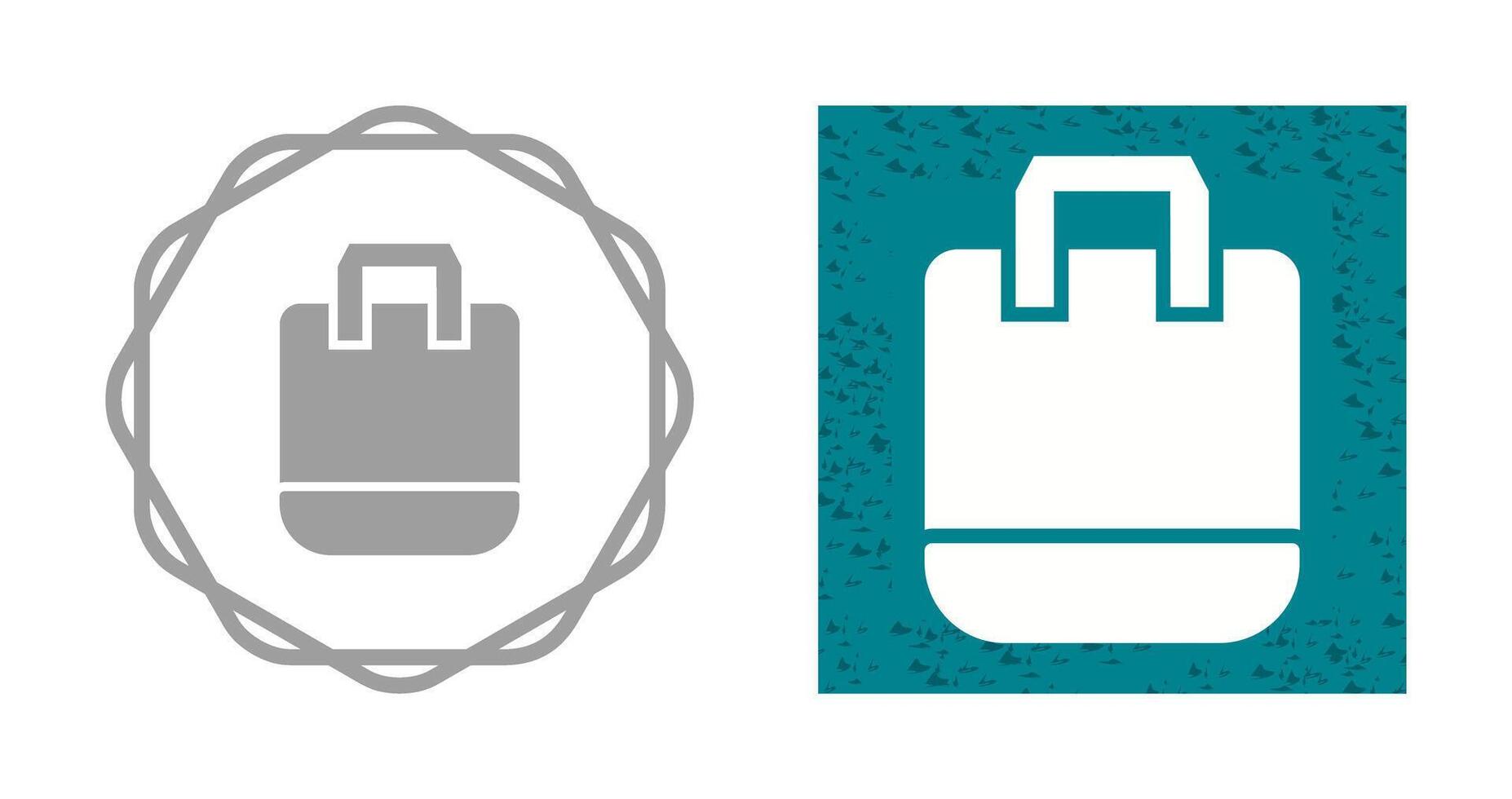 Reusable shopping bag Vector Icon