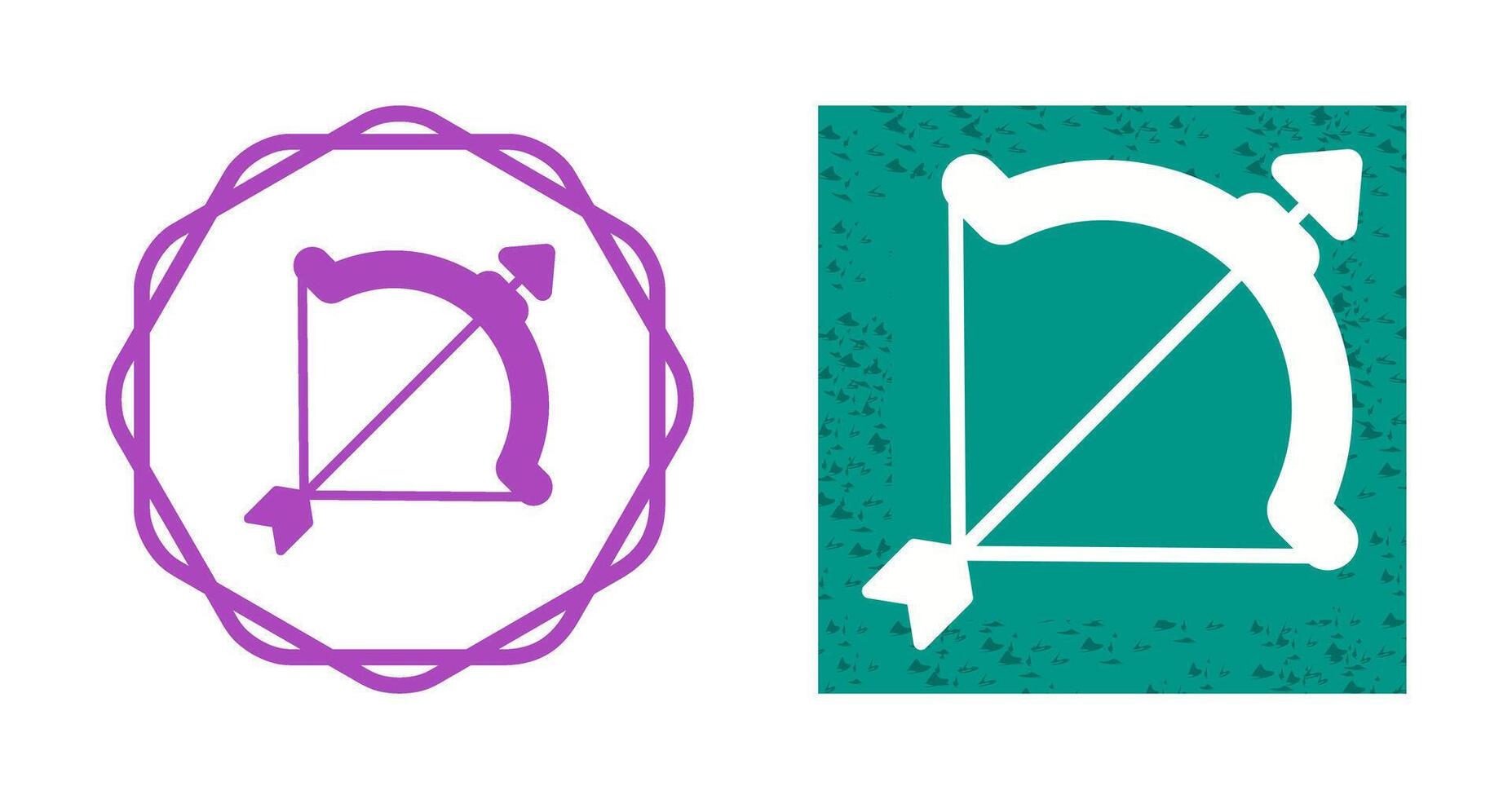 Bow and arrow Vector Icon