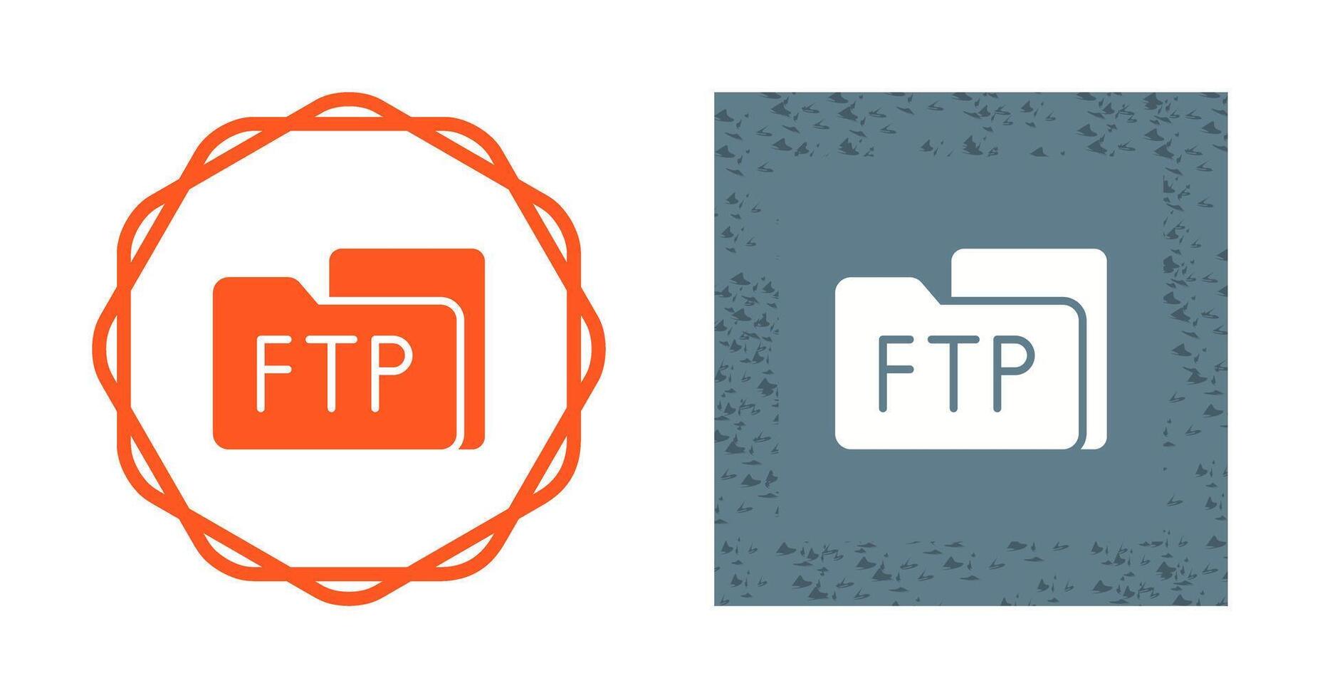 ftp acceso vector icono