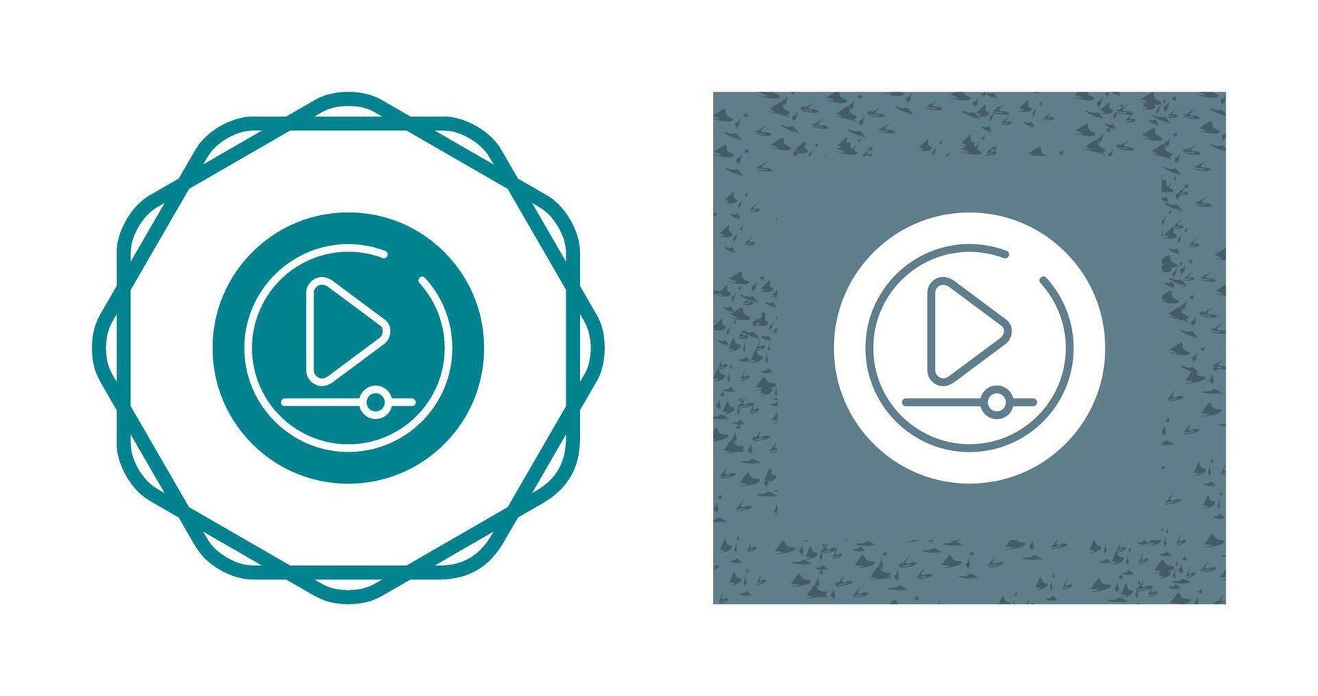 Video Play Circle Vector Icon