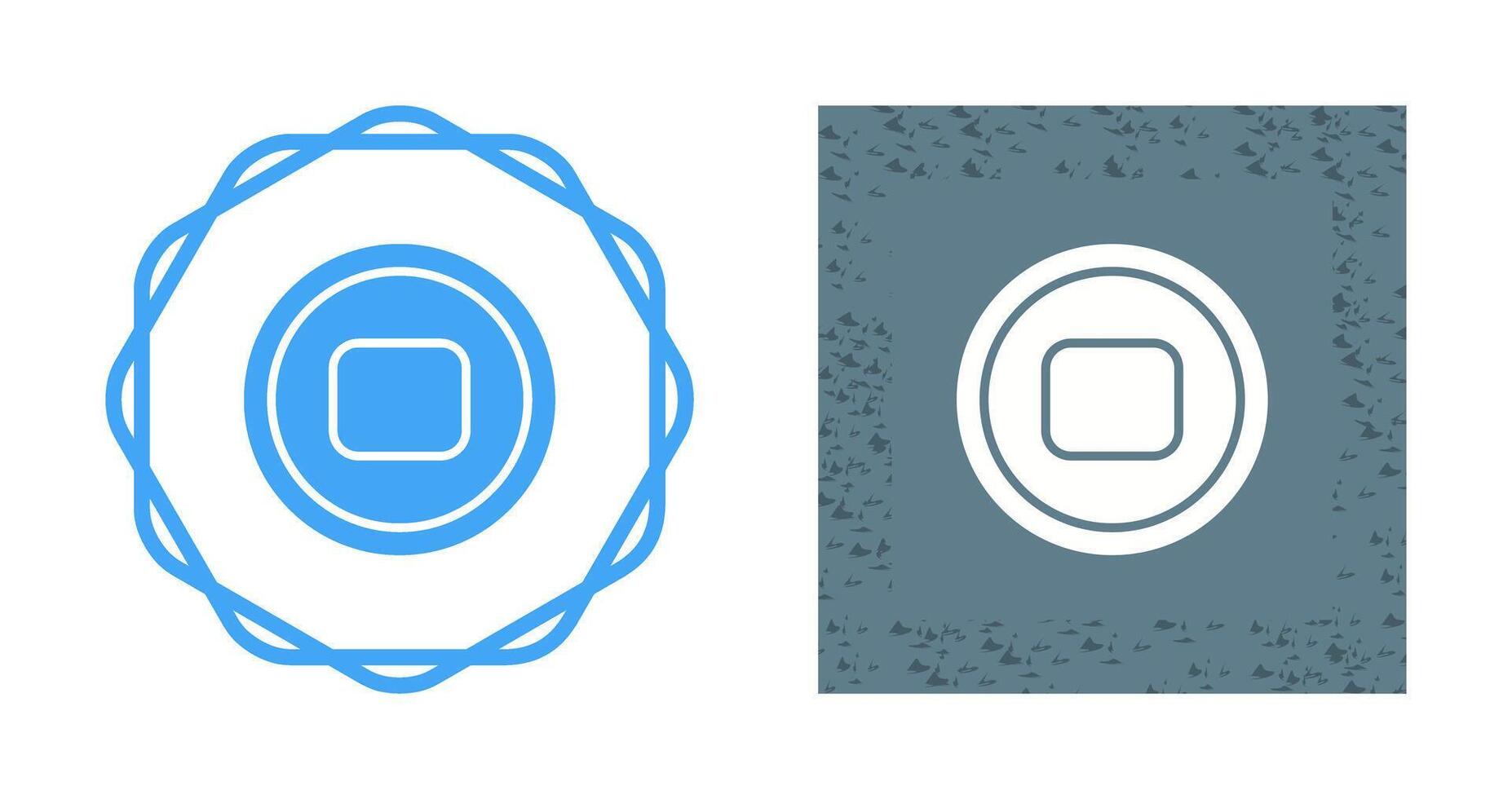 Stop Button Vector Icon