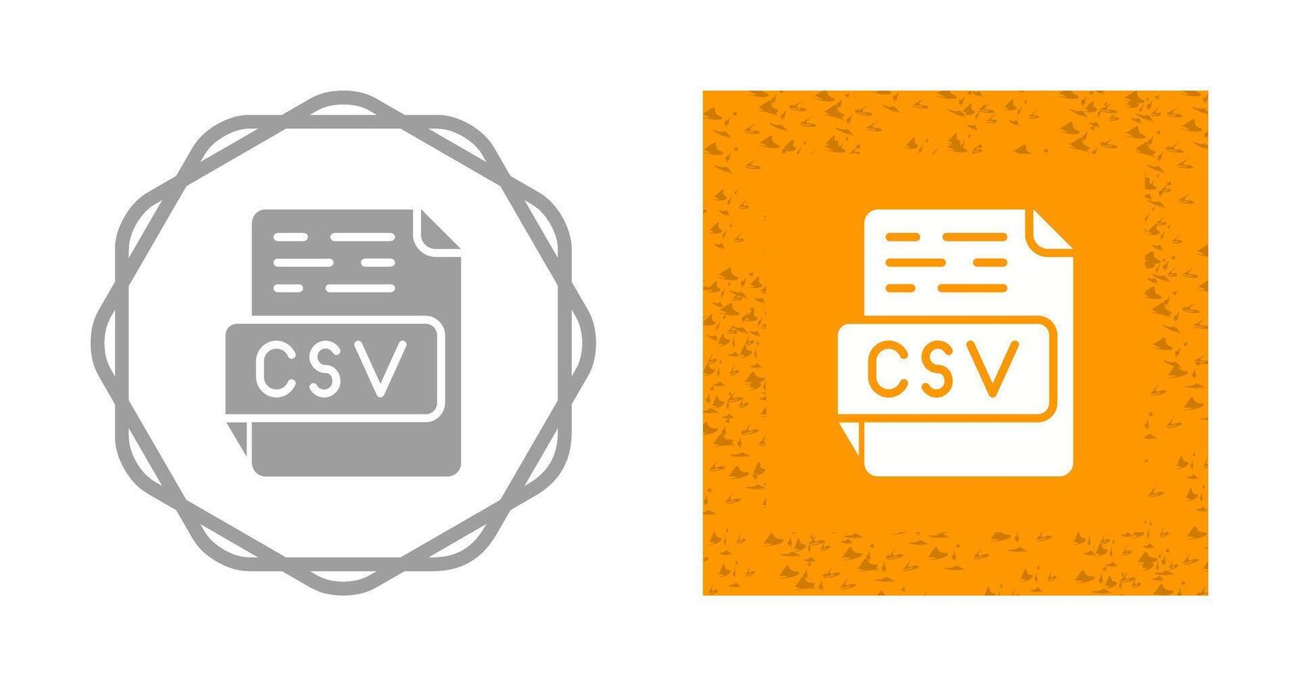 CSV Vector Icon