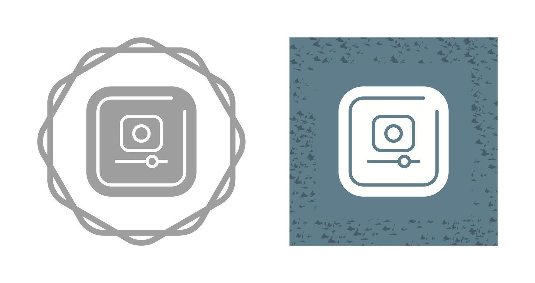 Video Record Square Vector Icon