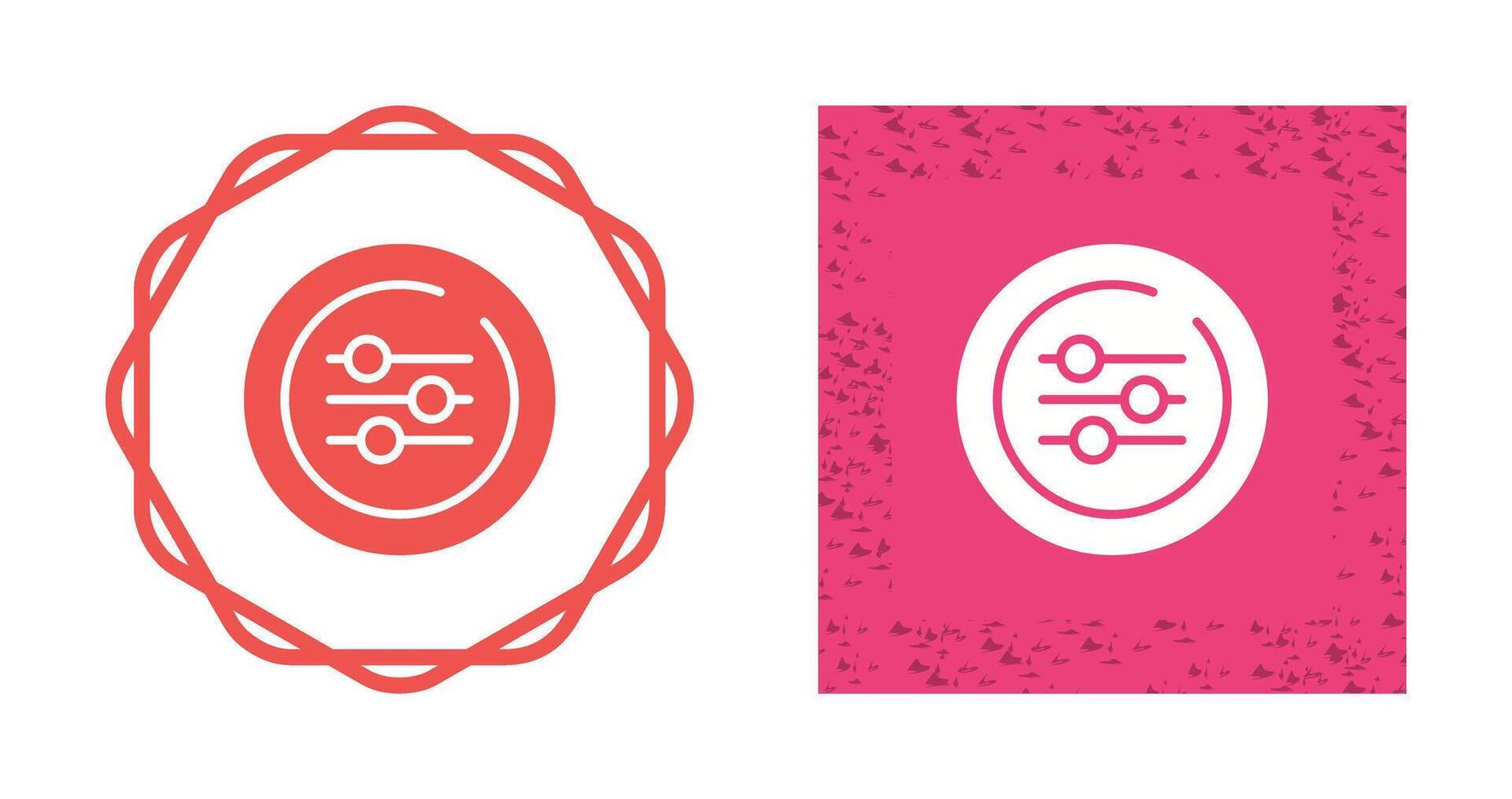 Equalizer Circle Vector Icon