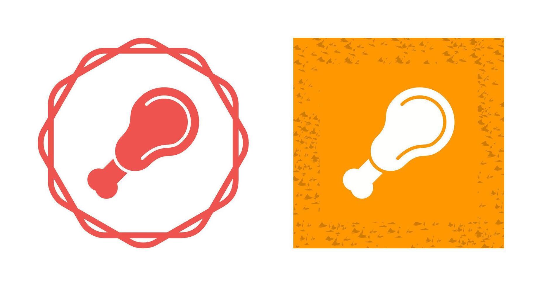 icono de vector de pollo