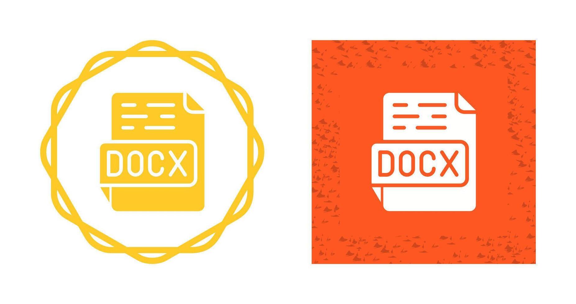 icono de vector docx