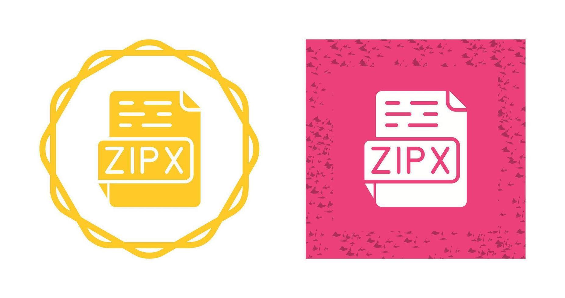 ZIPX Vector Icon
