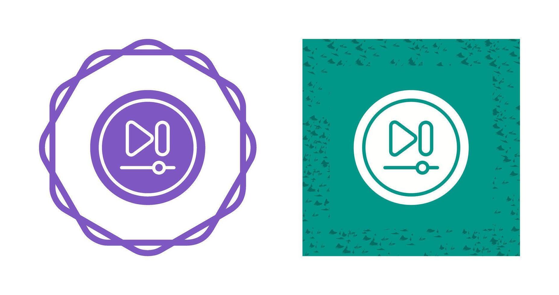 Video Next Track Button Vector Icon