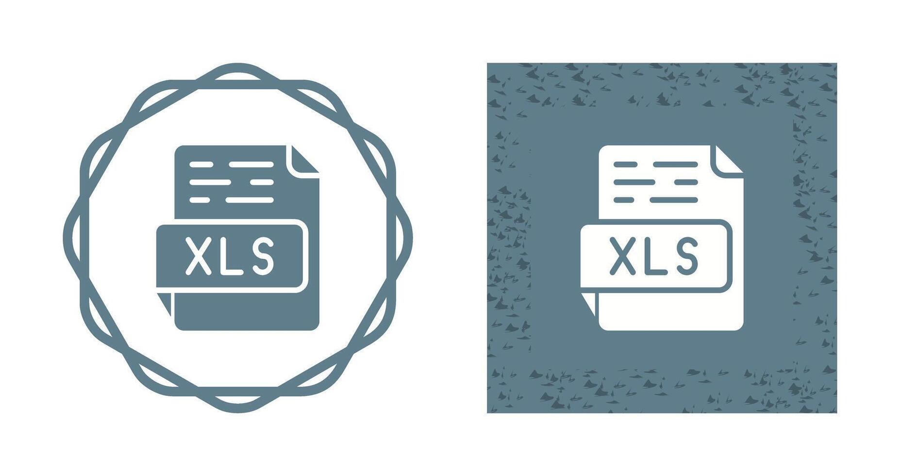 icono de vector xls