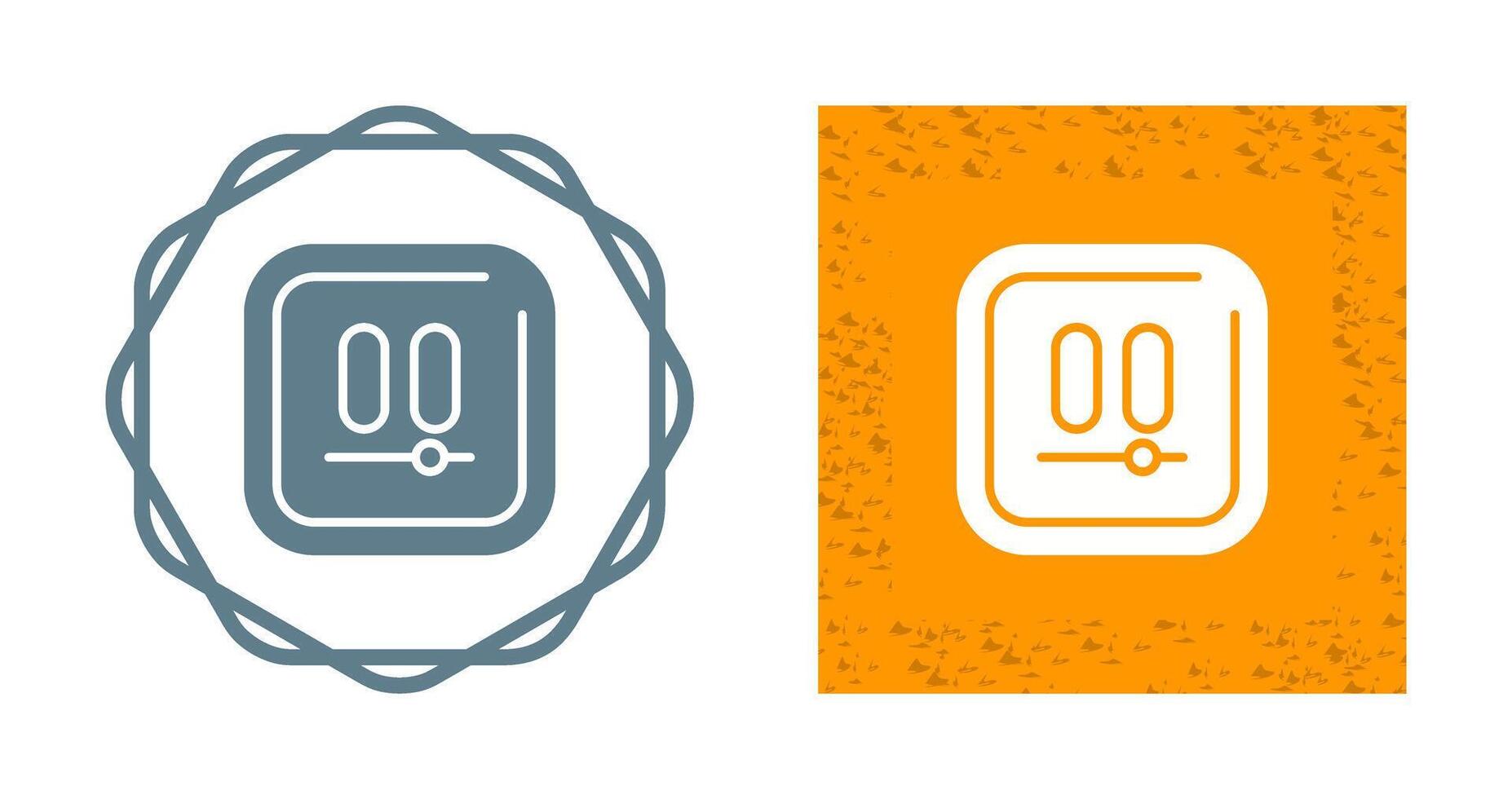 Video Pause Square Vector Icon