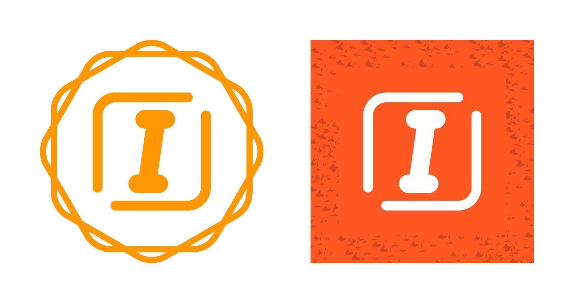 Italic Vector Icon