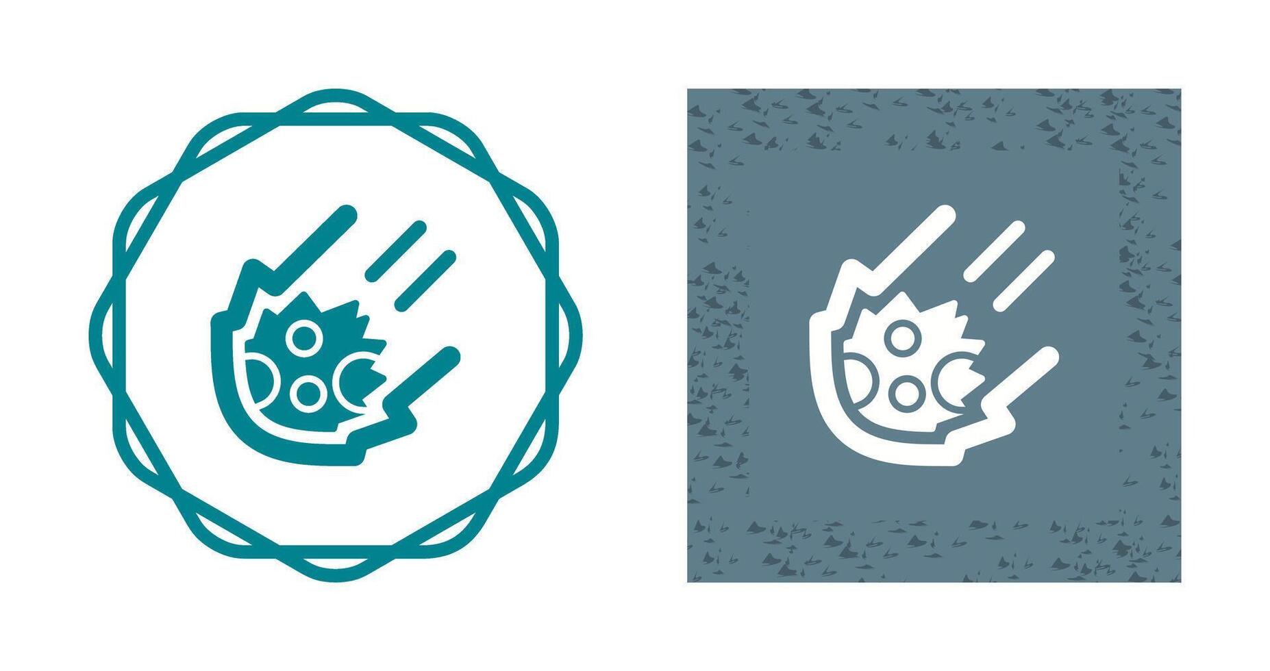 Meteor Vector Icon