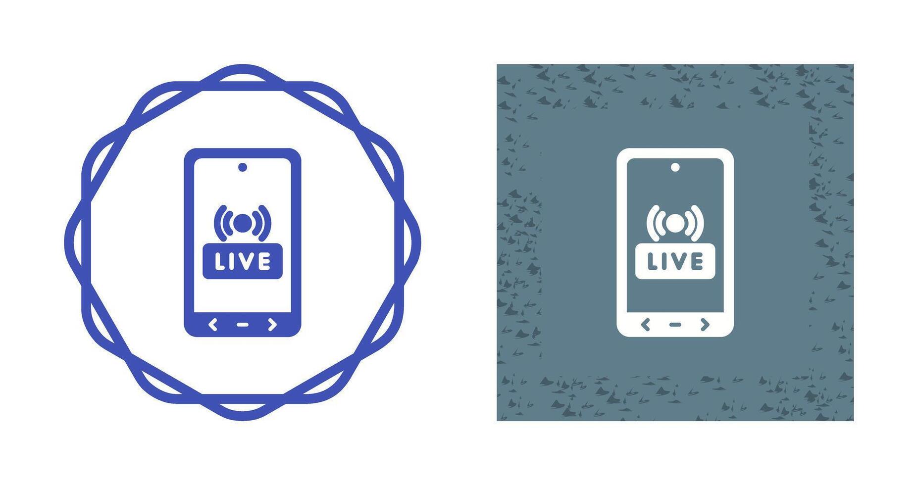 Live Streaming Vector Icon