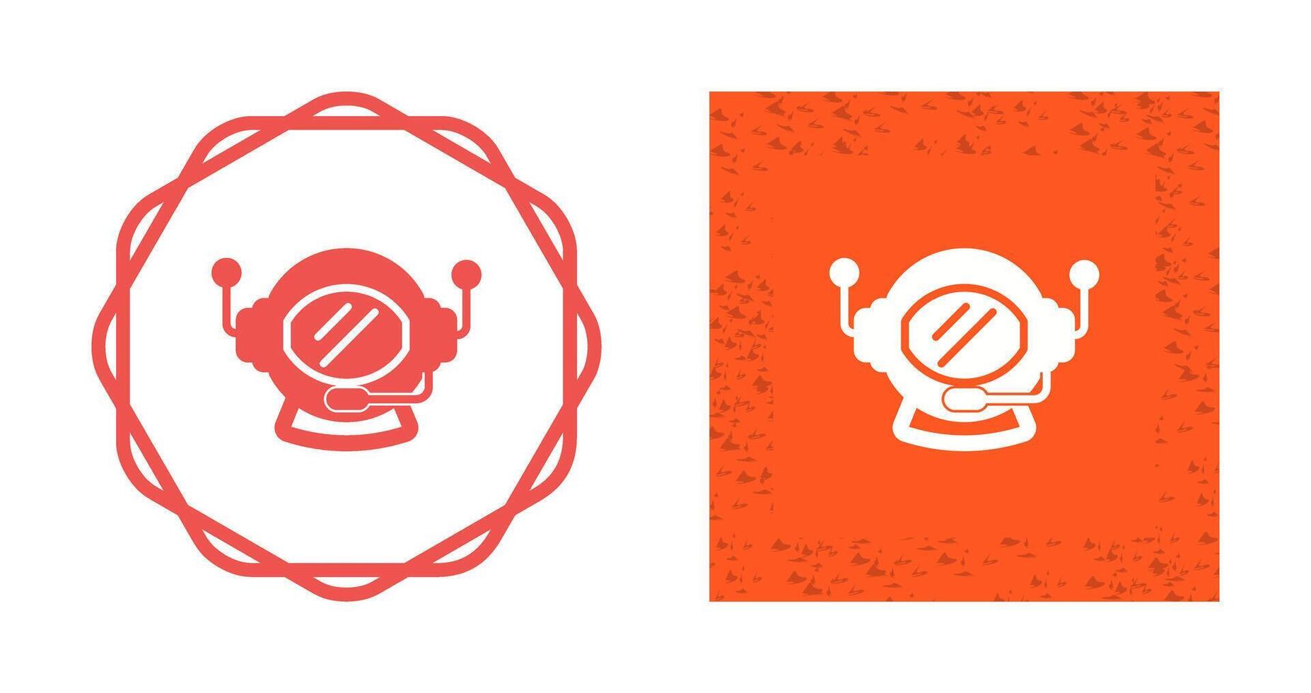 Astronaut Helmet Vector Icon