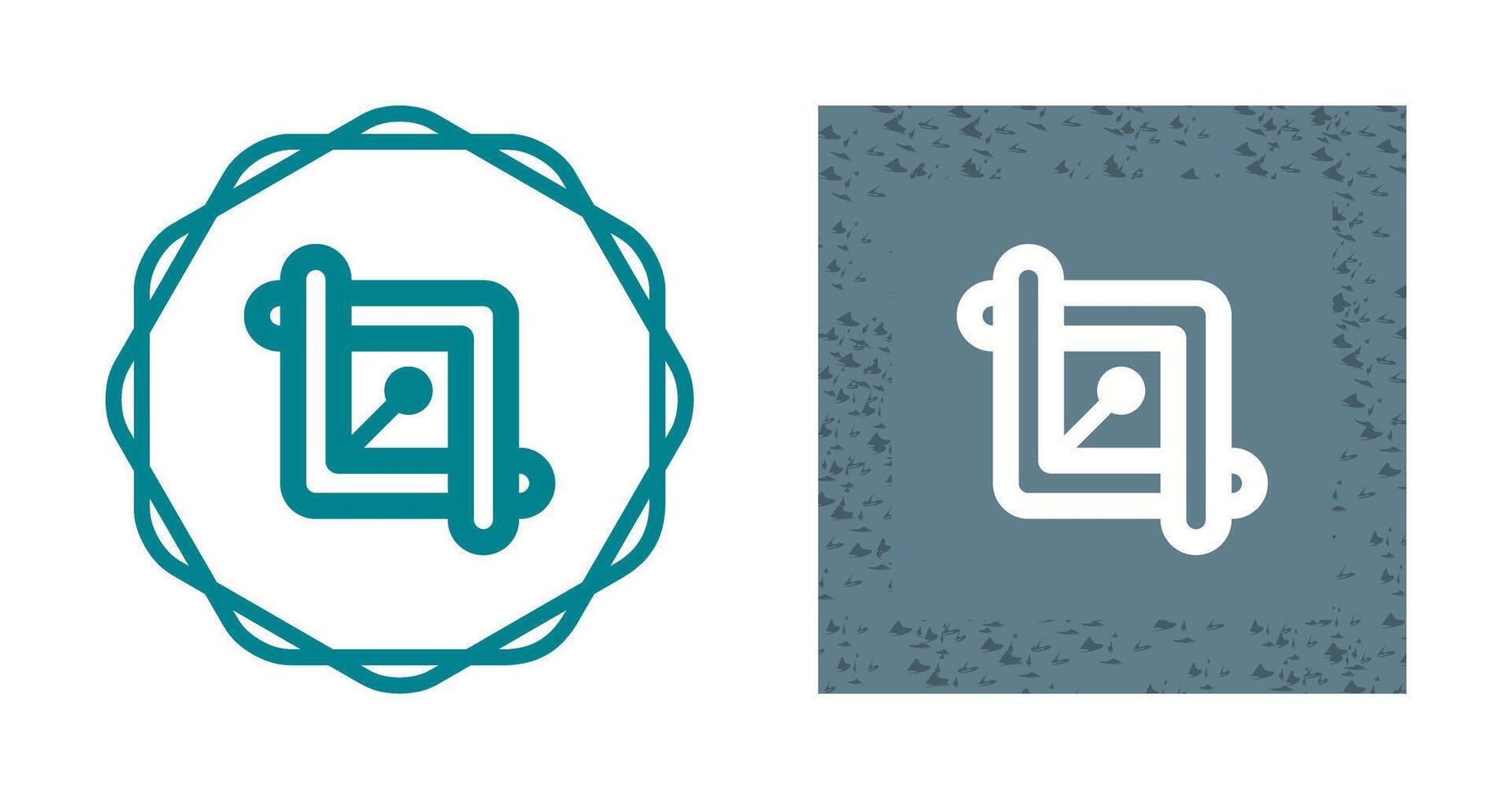 Crop Vector Icon