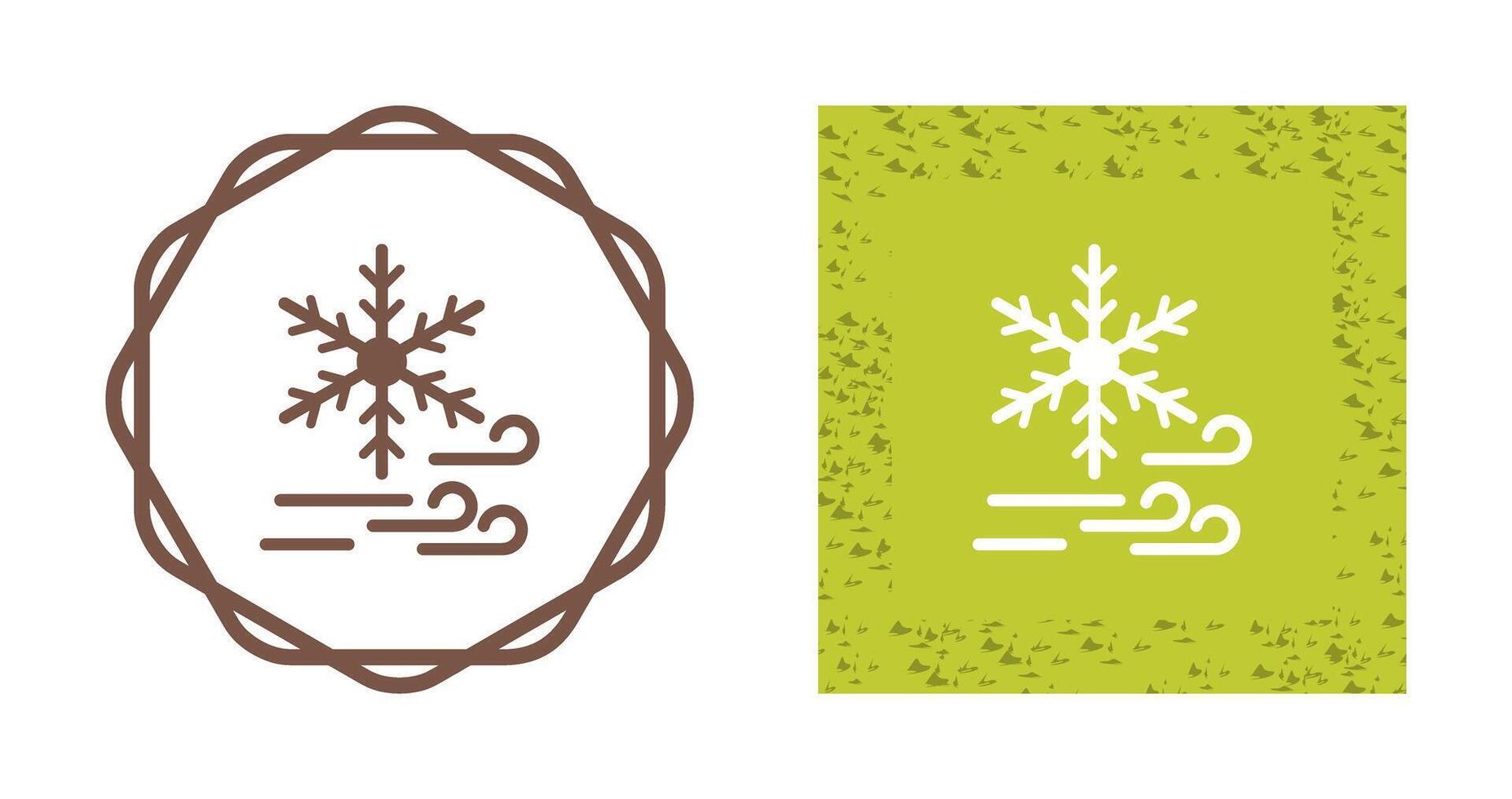 icono de vector de copo de nieve