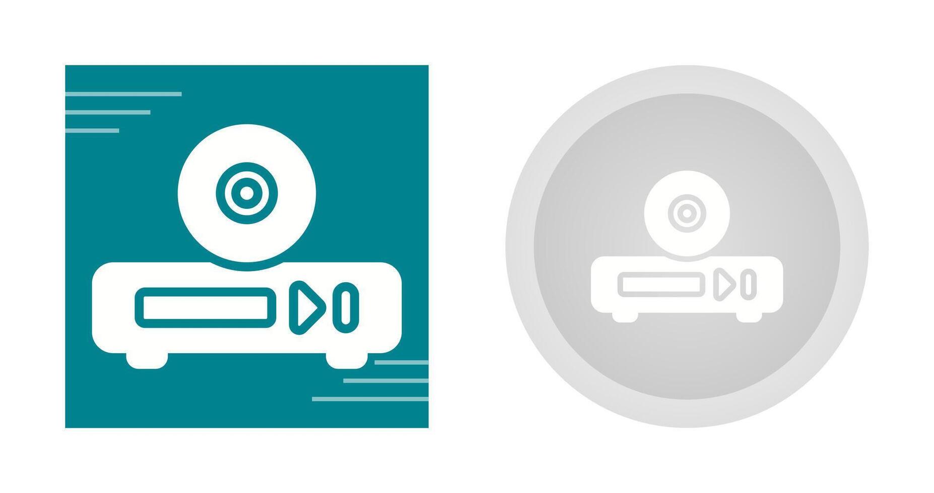 DVD conducir vector icono