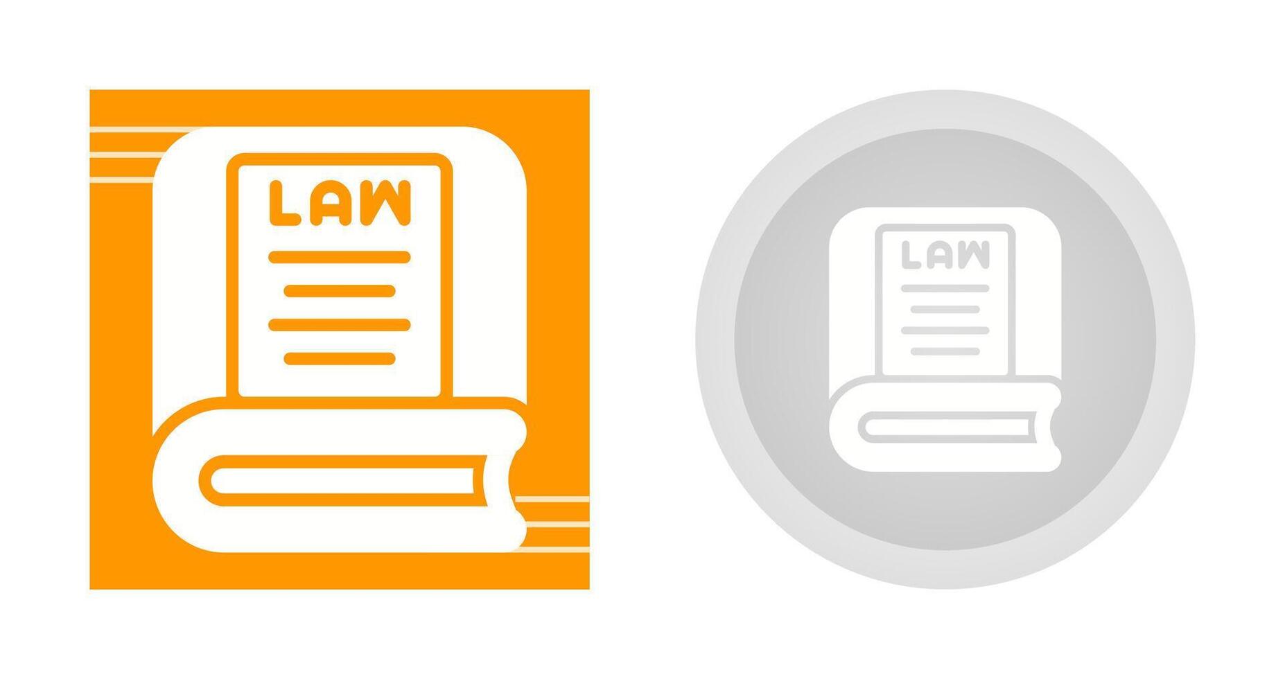 Law Book Vector Icon