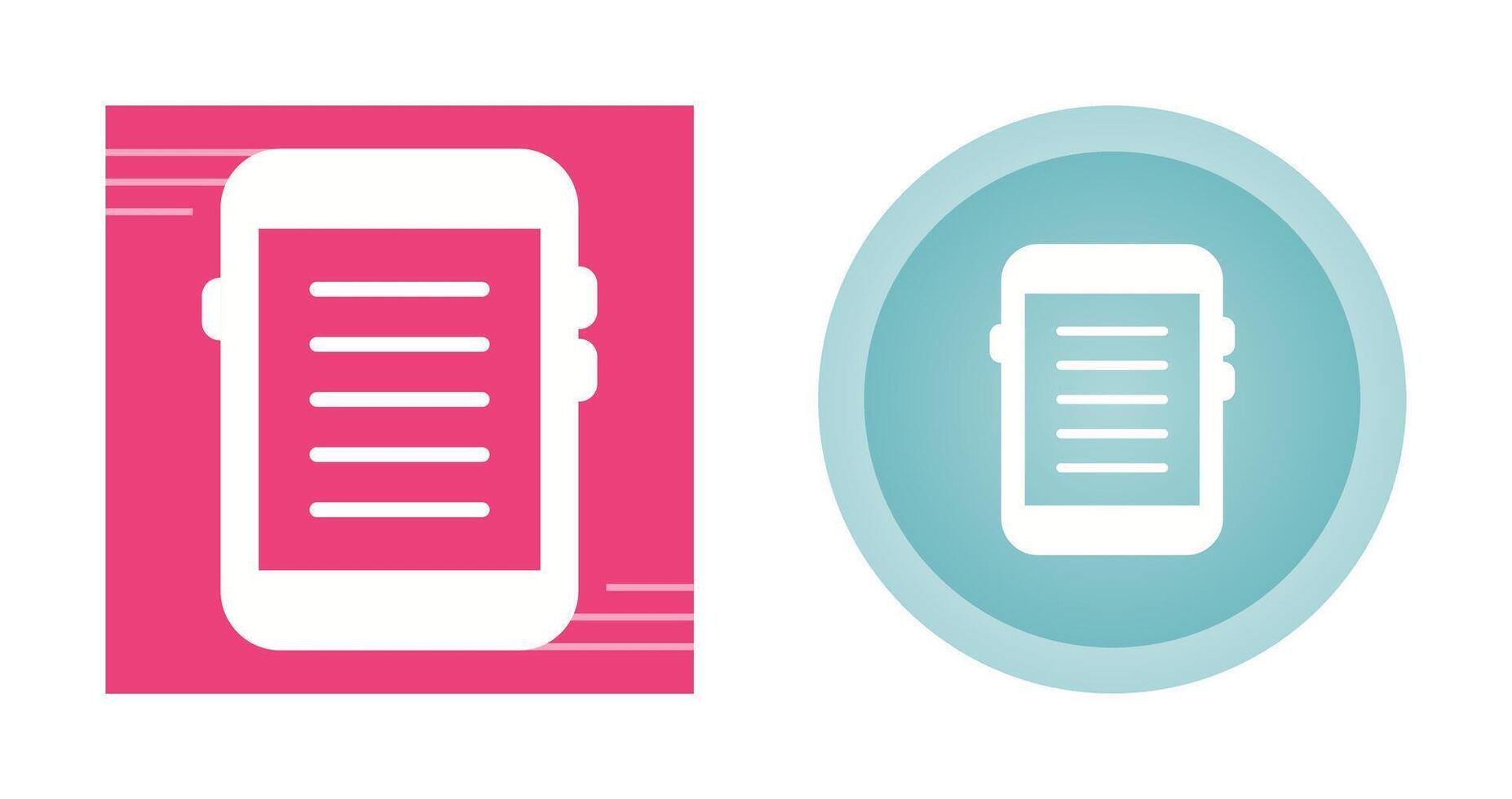 E-reader Vector Icon