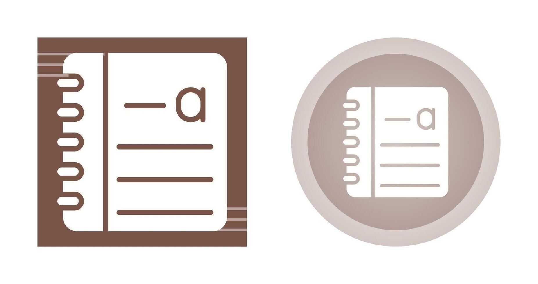 Thesaurus Vector Icon