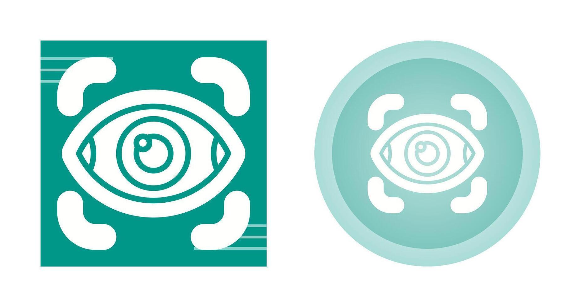 Retinal Scanner Vector Icon