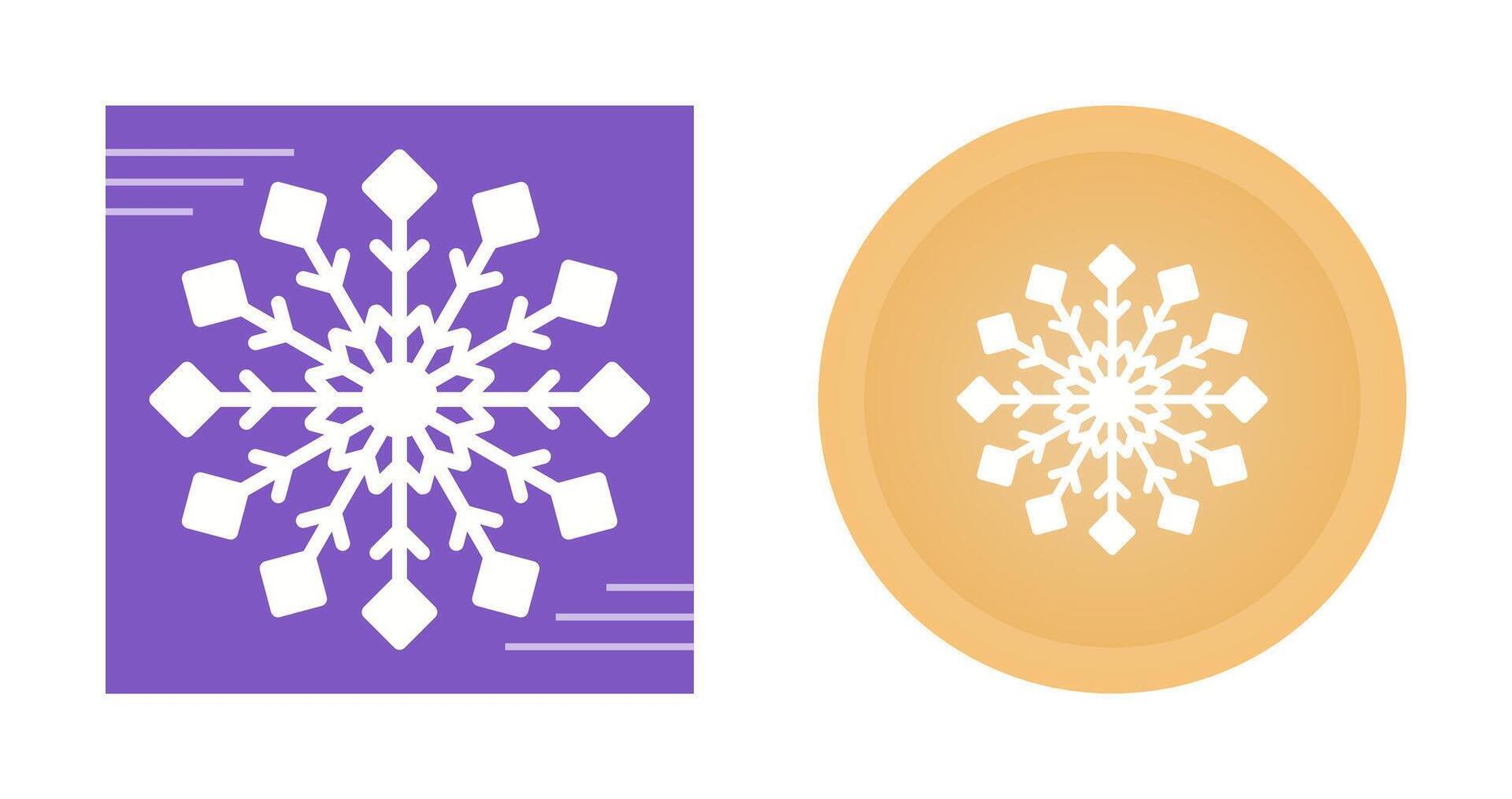 icono de vector de copo de nieve