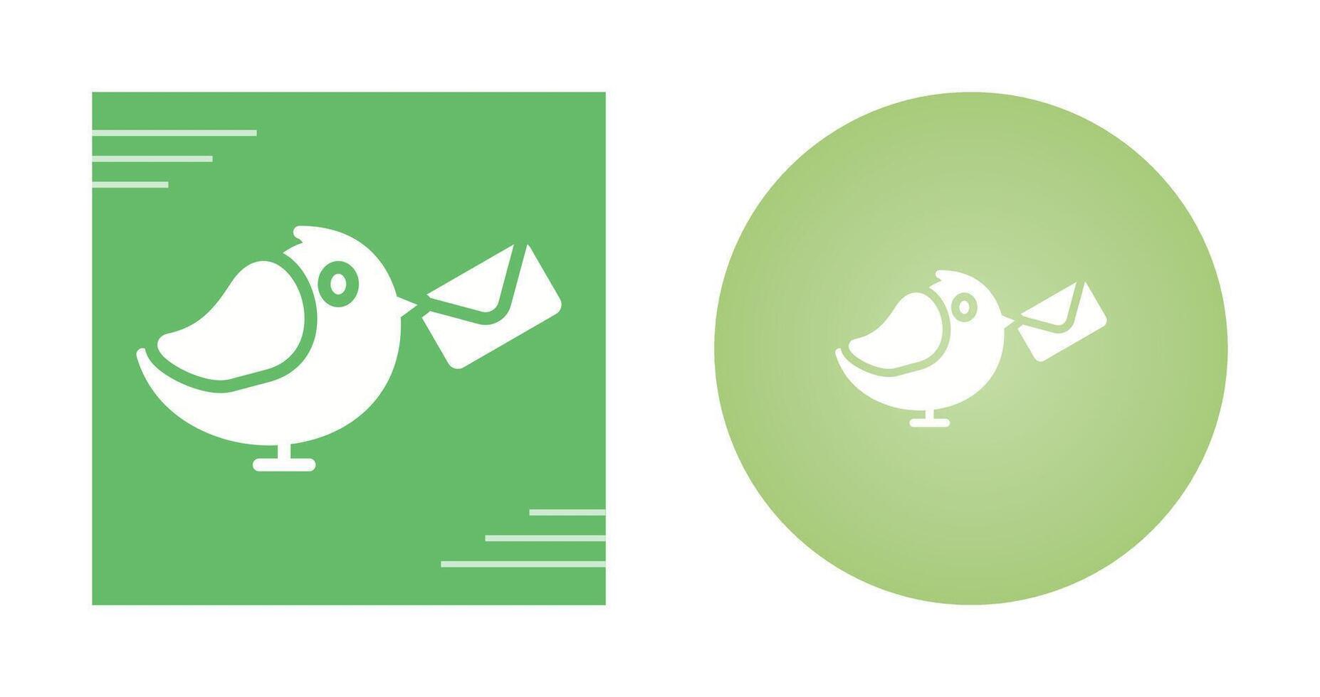 Carrier Pigeon Vector Icon