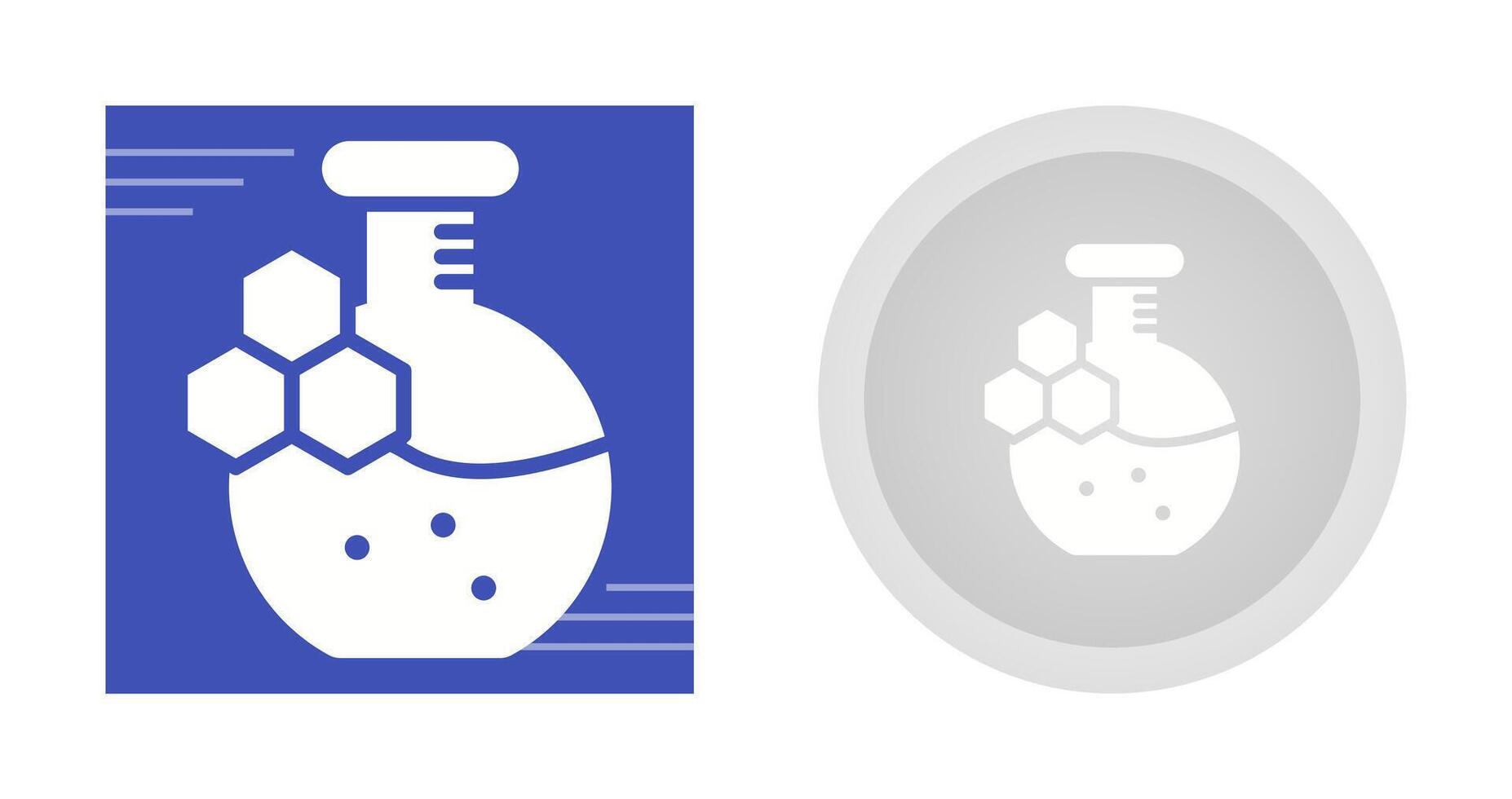 química conjunto vector icono