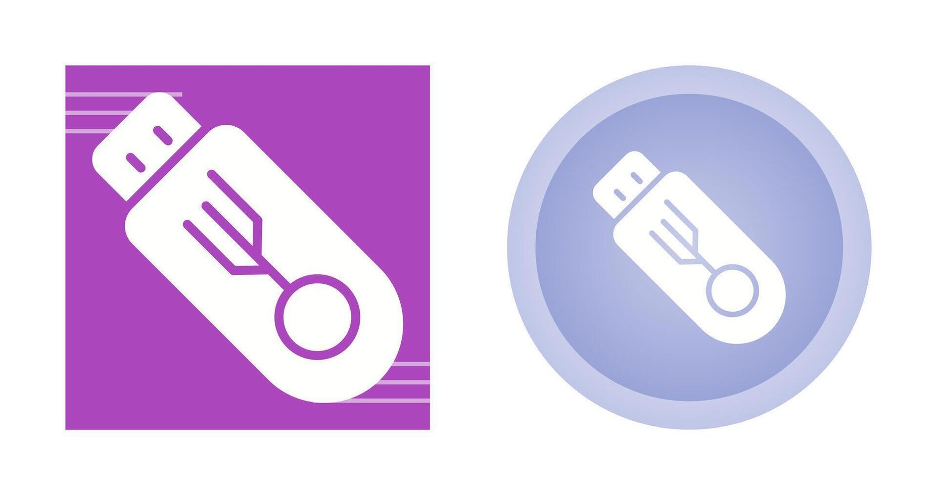 USB Flash Drive Vector Icon