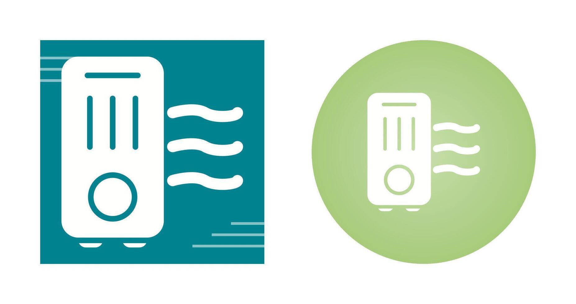 Portable Air Purifier Vector Icon