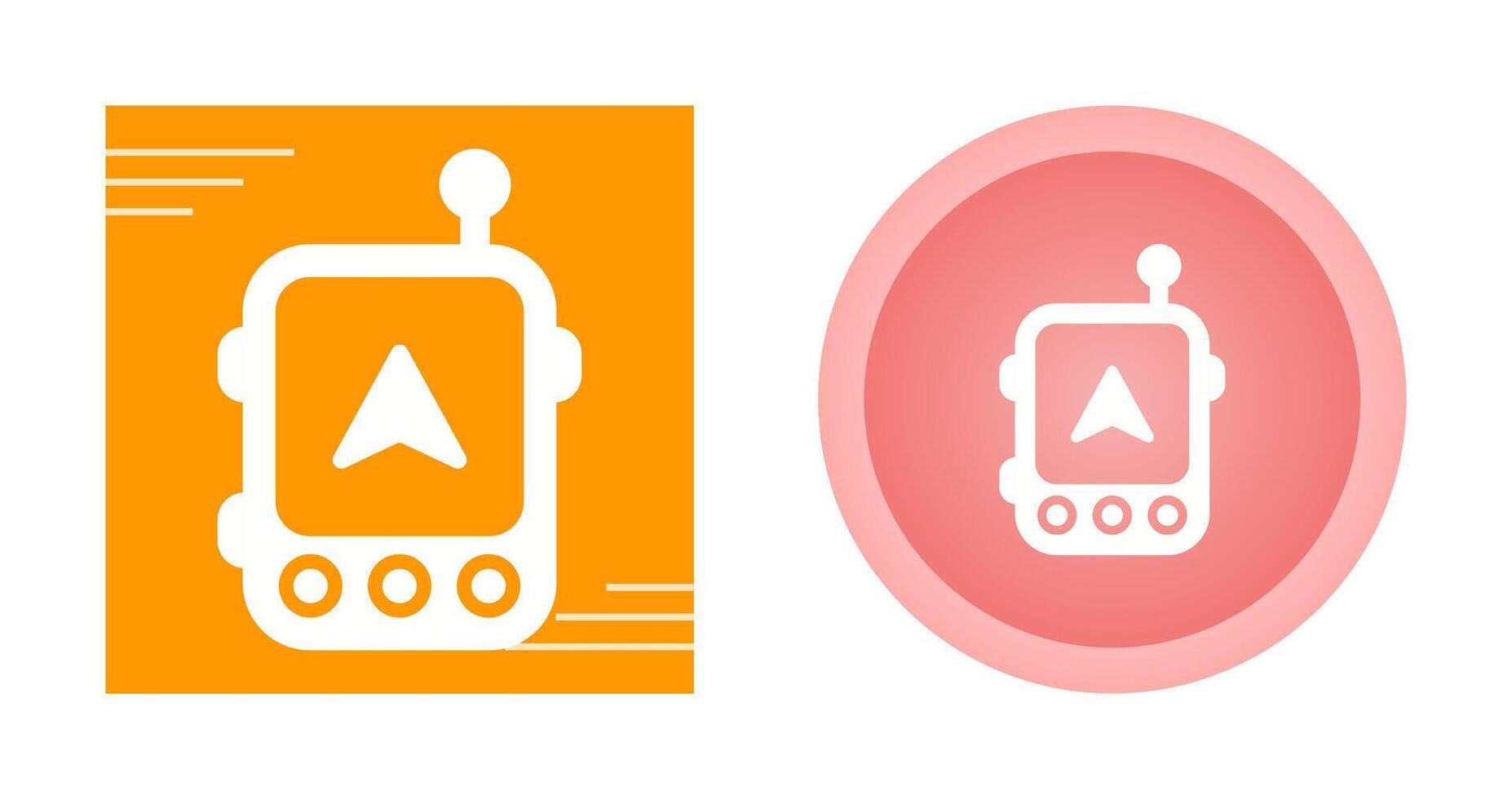 GPS Navigation Device Vector Icon