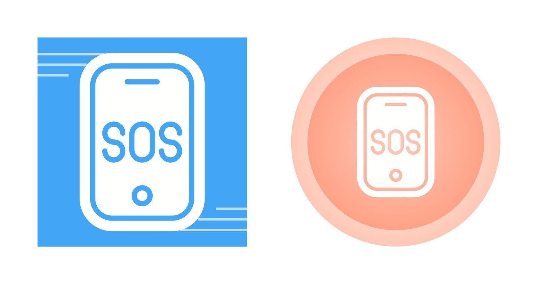 Emergency phone Vector Icon
