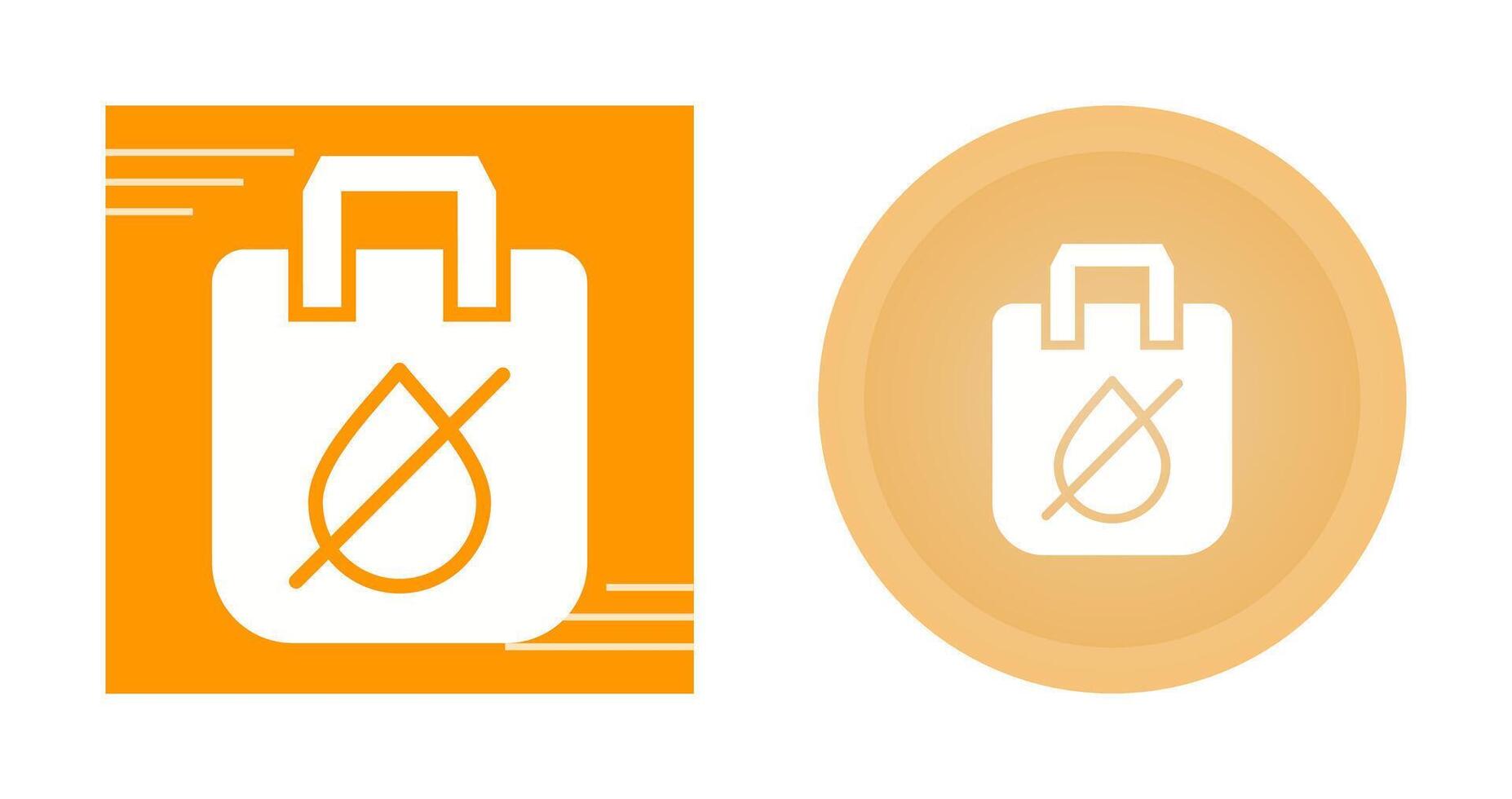 Waterproof bag Vector Icon