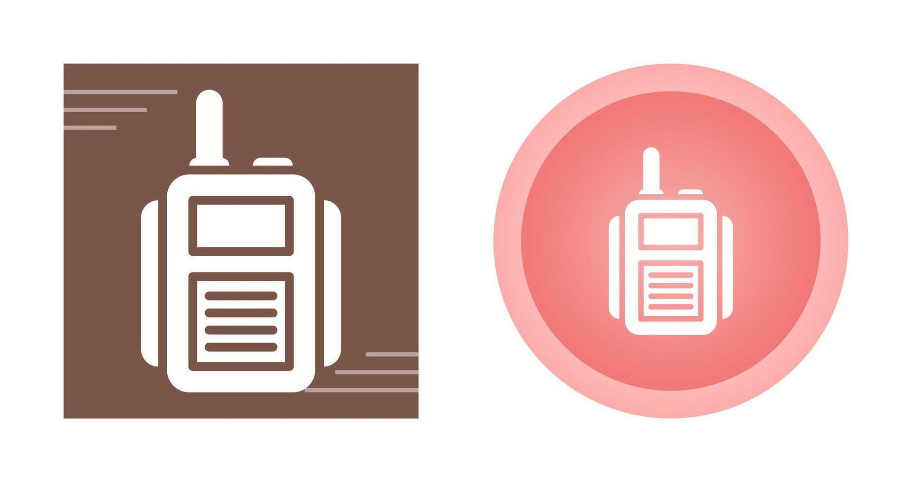 Hand crank radio Vector Icon