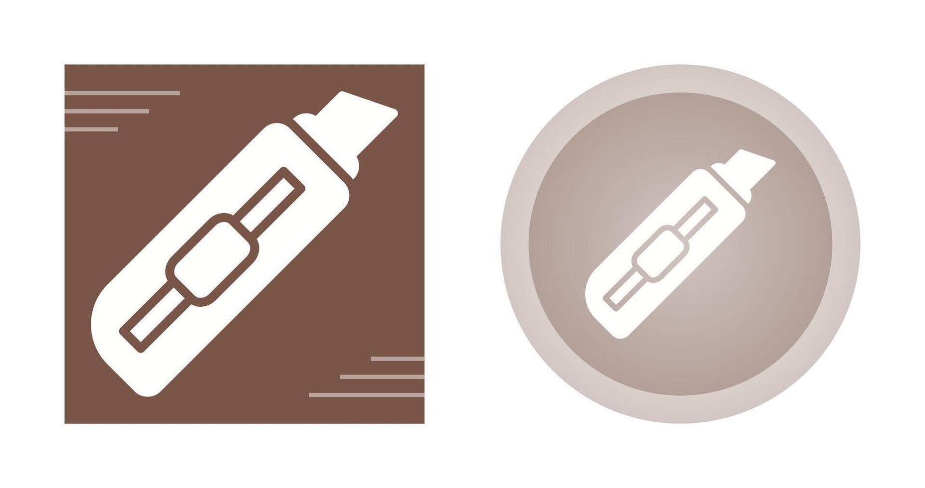 Utility knife Vector Icon