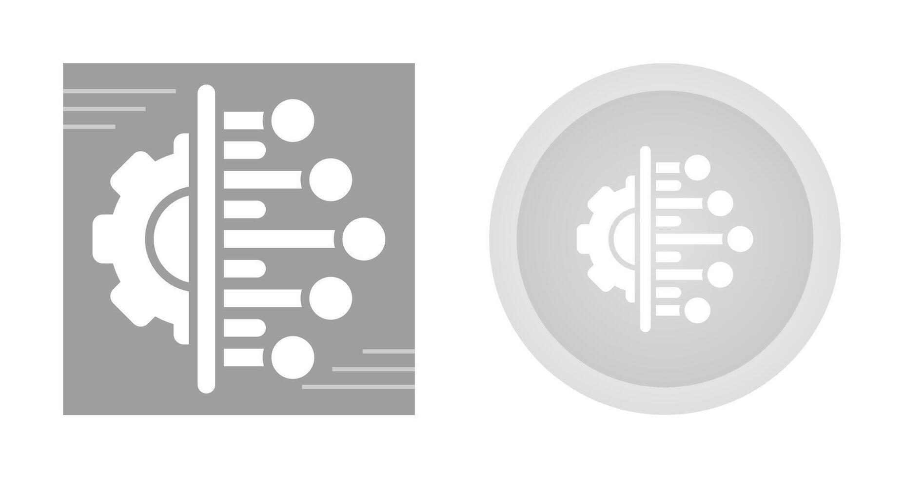 icono de vector de integración de datos